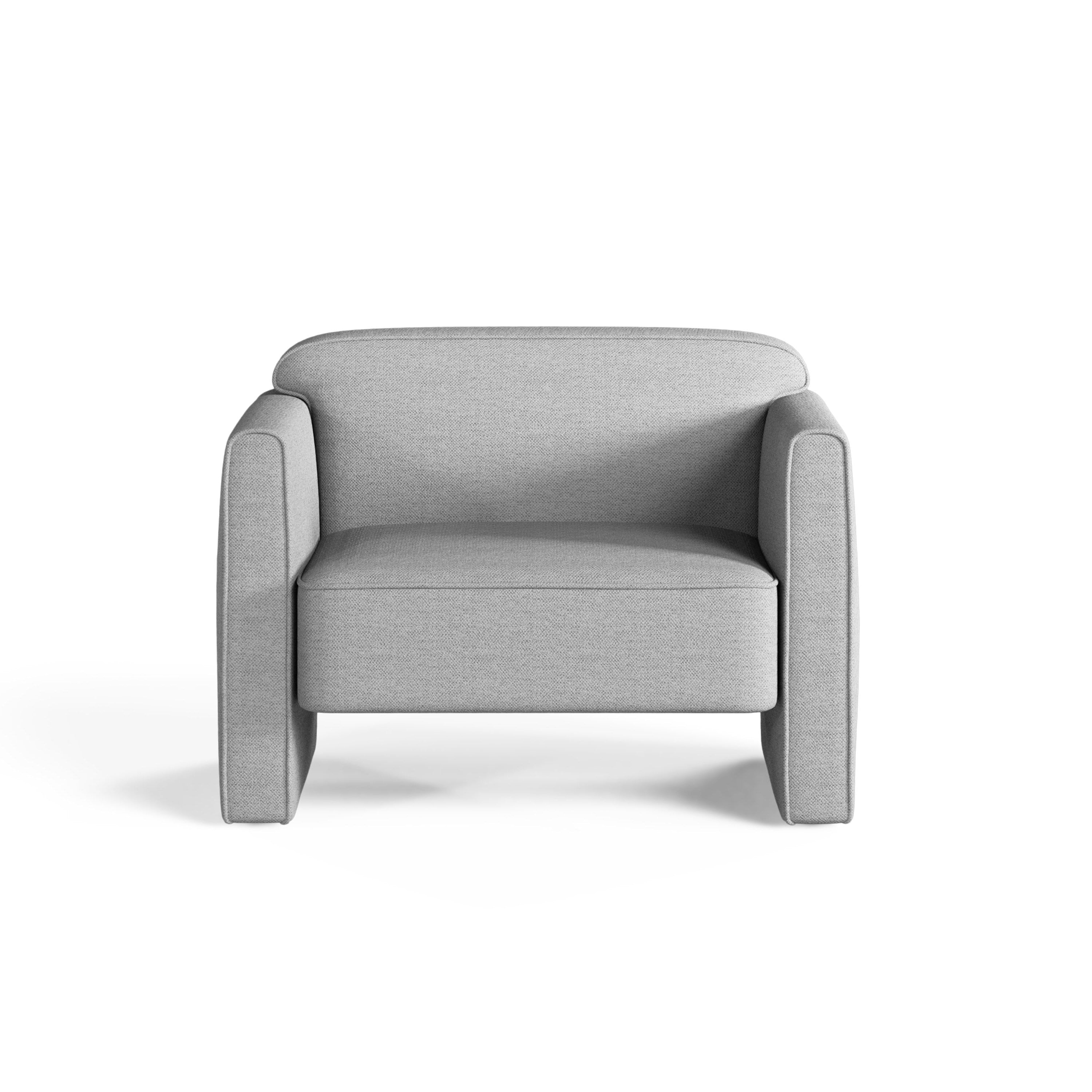 ABBY Armchair Light Gray