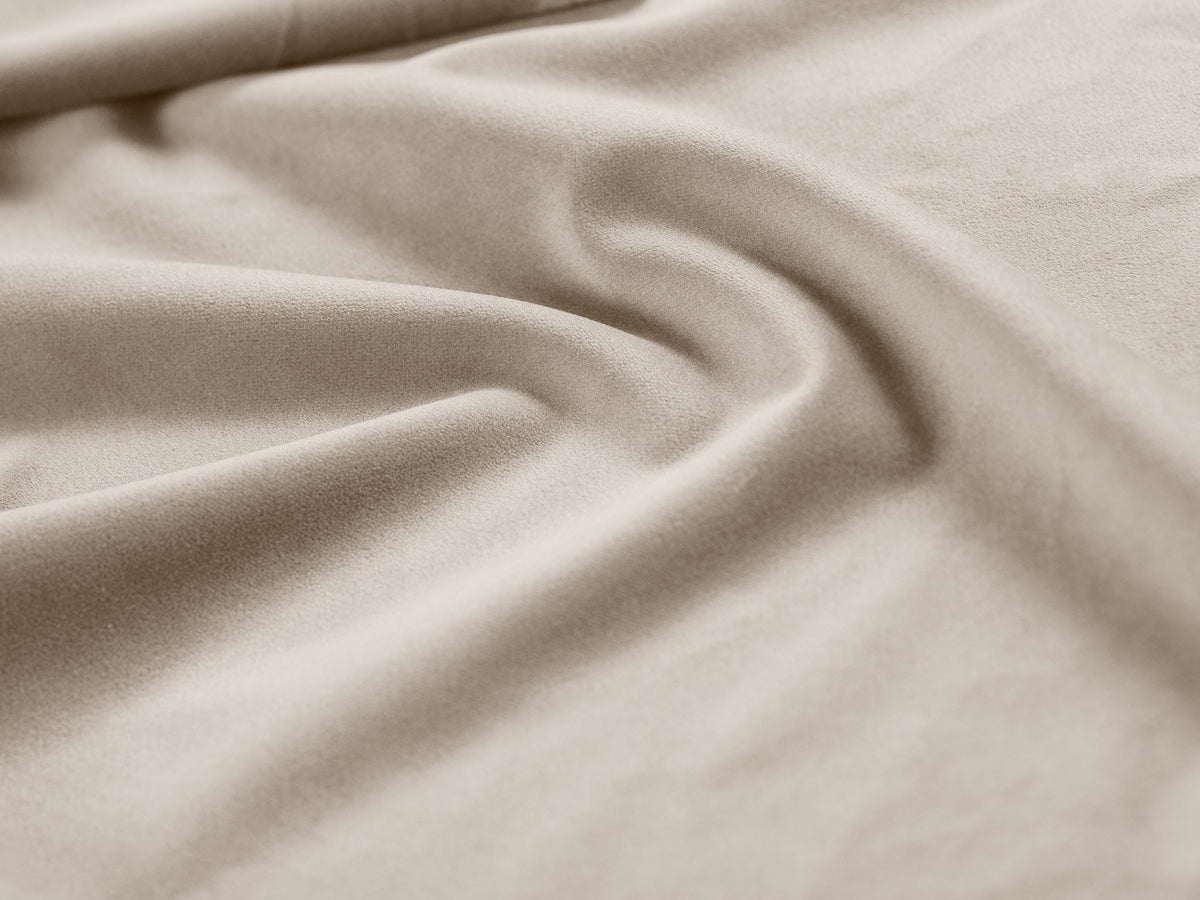 Samt-Sessel GEORGIA hellbeige