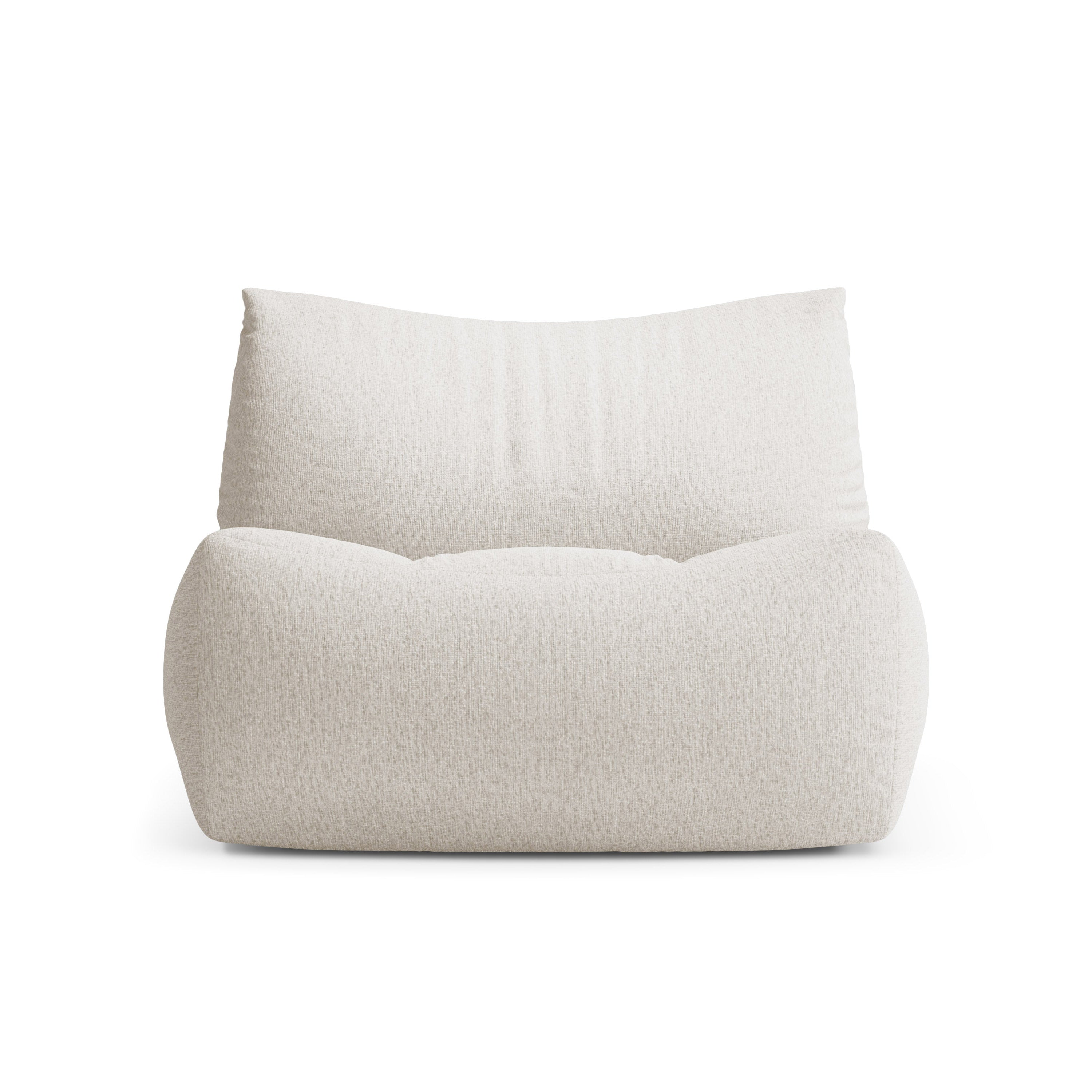 TOVE Armchair in Light Beige Chenille