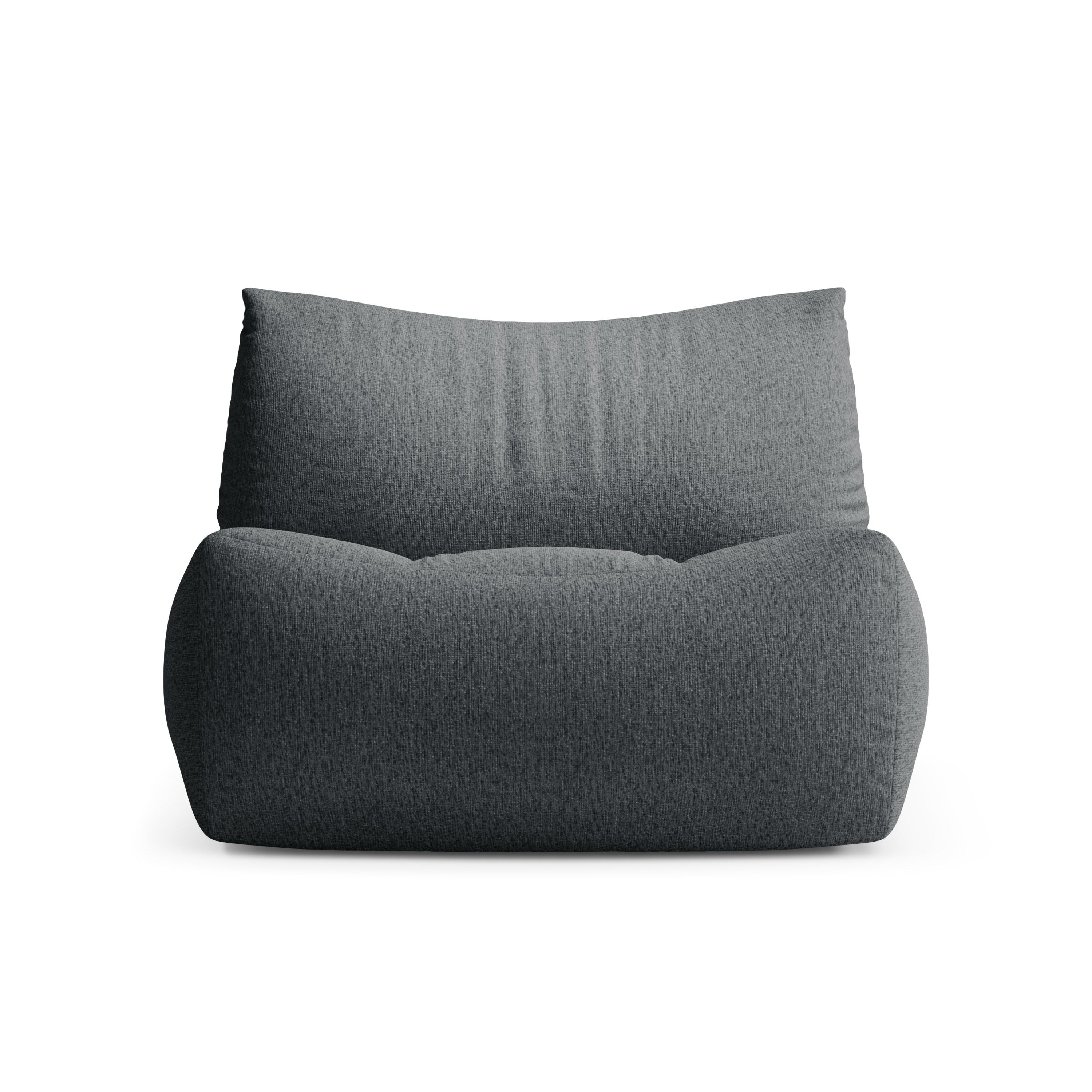 Sessel TOVE dunkelgrau Chenille