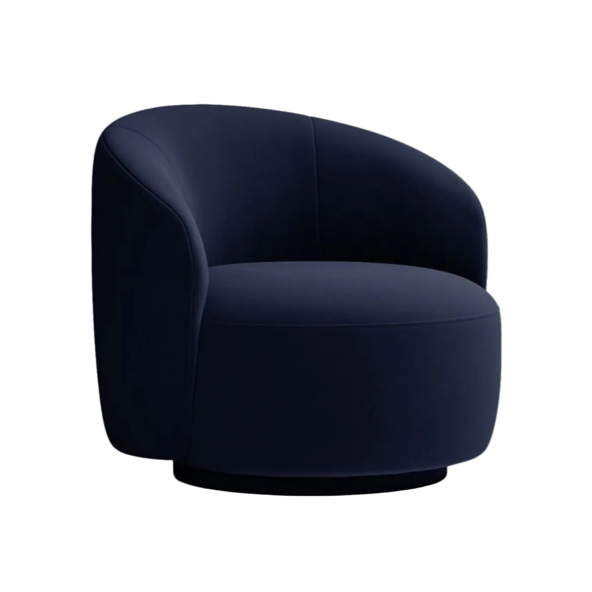 Fotel obrotowy aksamitny LETIZIA granat królewski – ujęcie 8