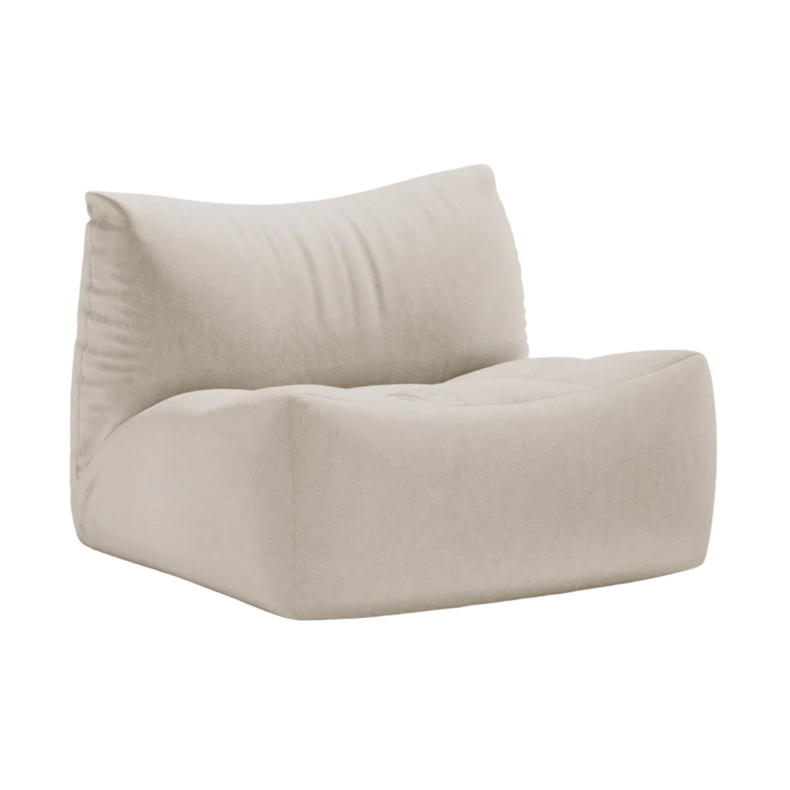 Samt Sessel TOVE hellbeige