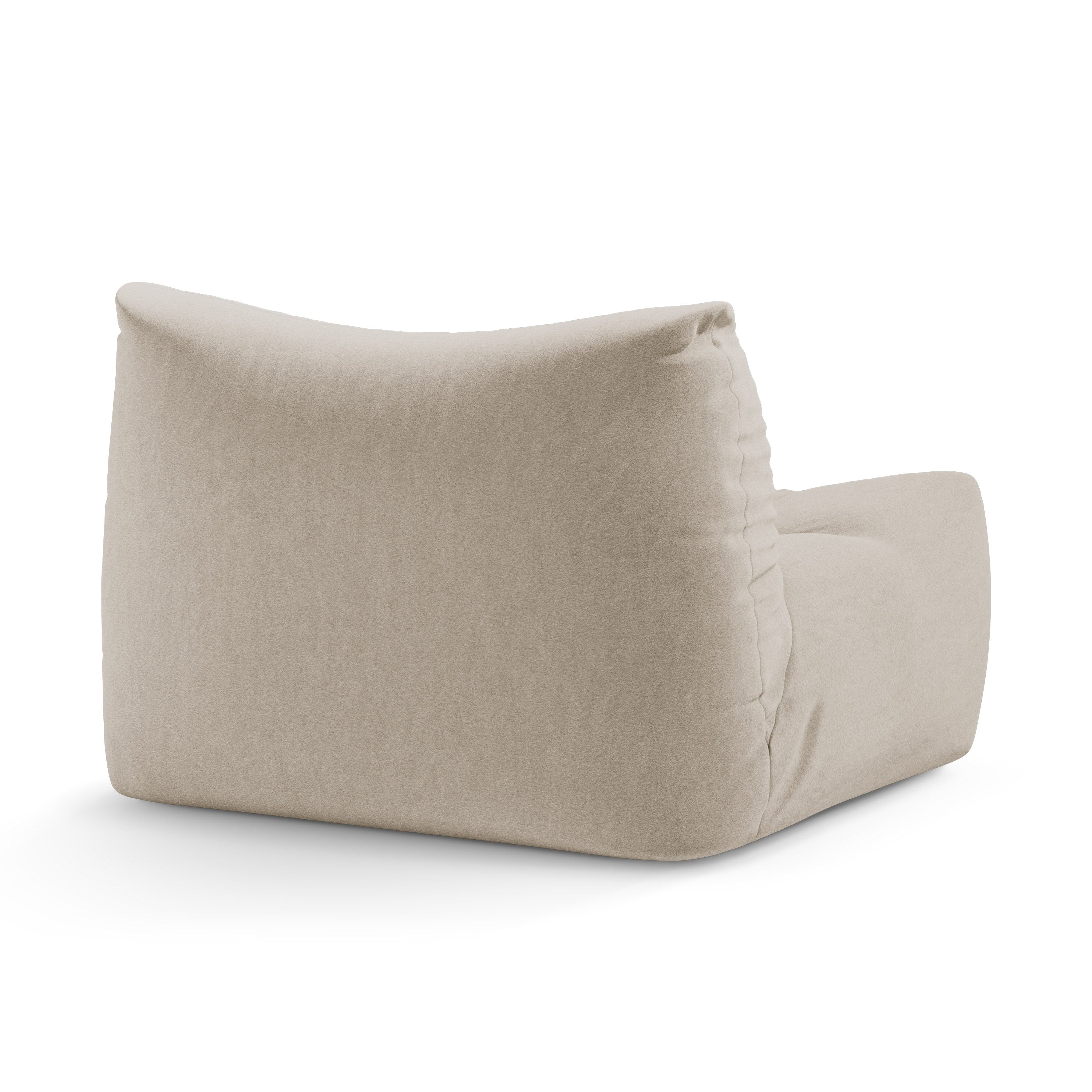 Samt Sessel TOVE hellbeige