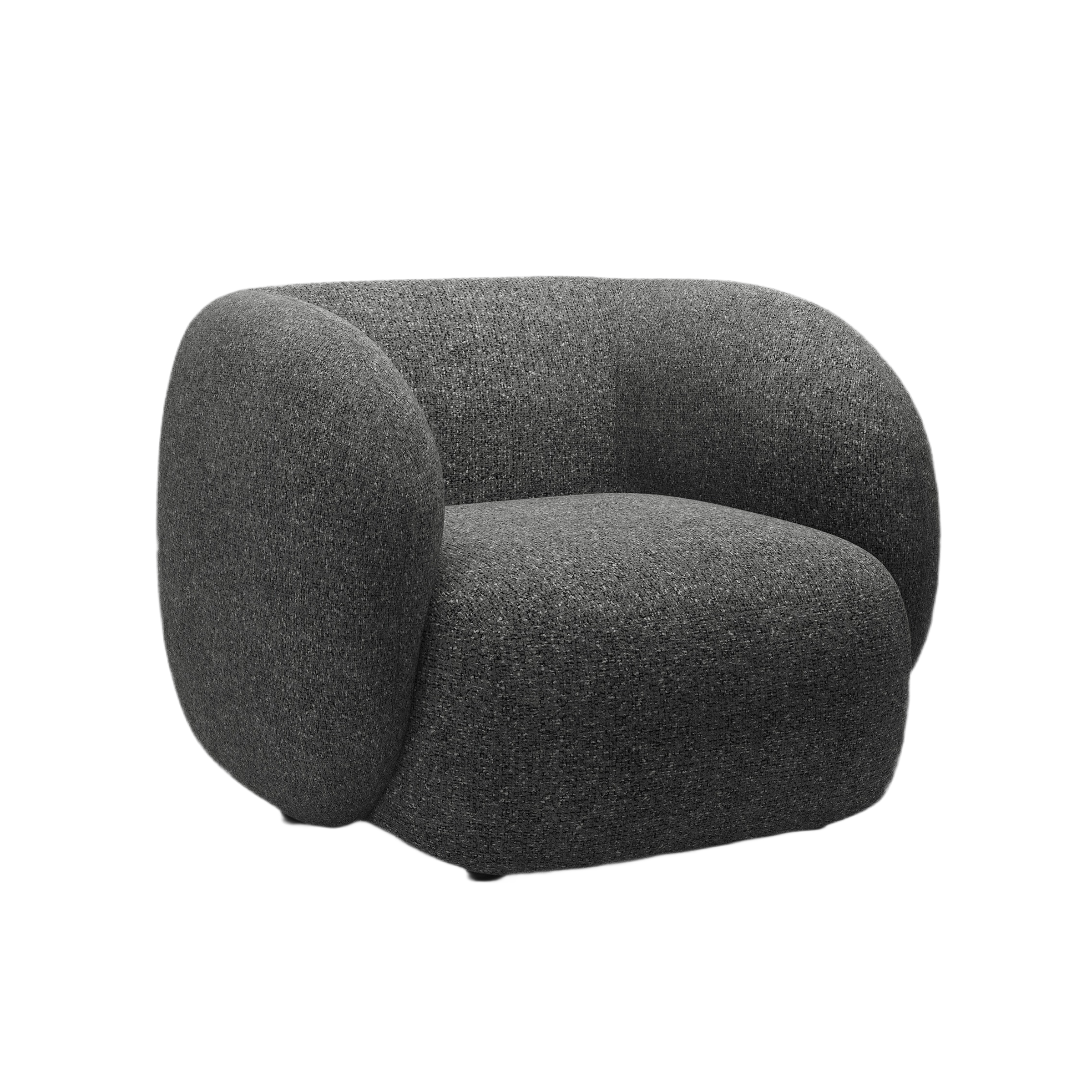 Sessel KATE dunkelgrau meliert