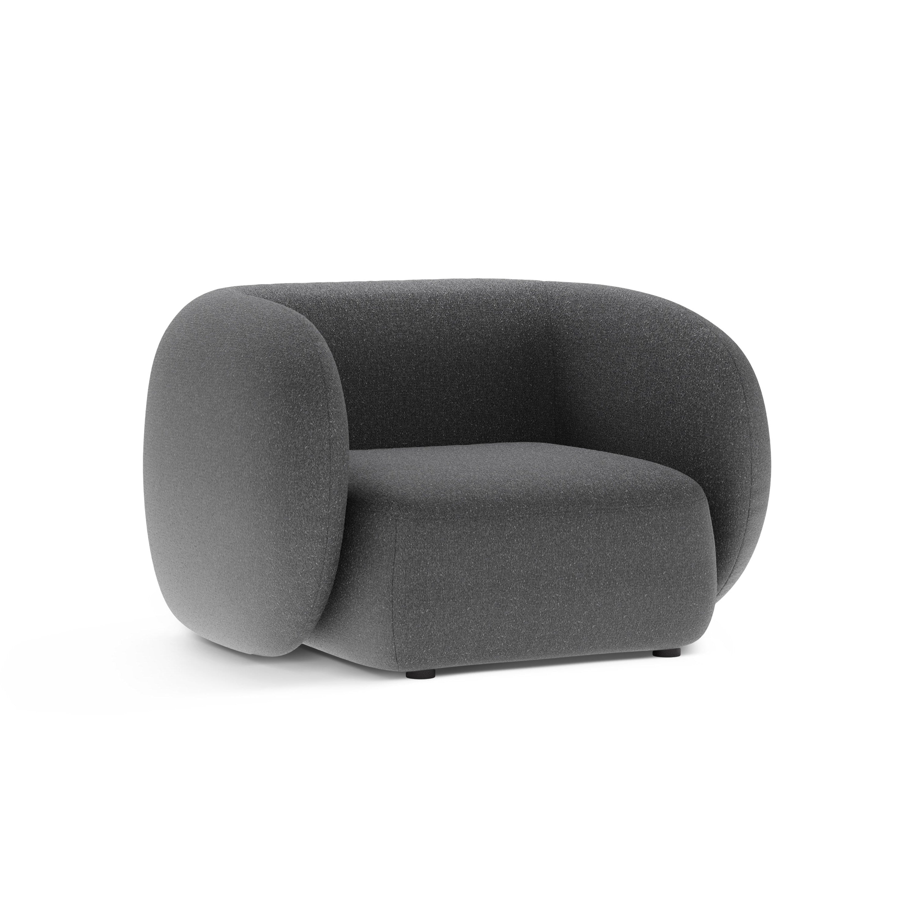 KATE Armchair Dark Gray Melange