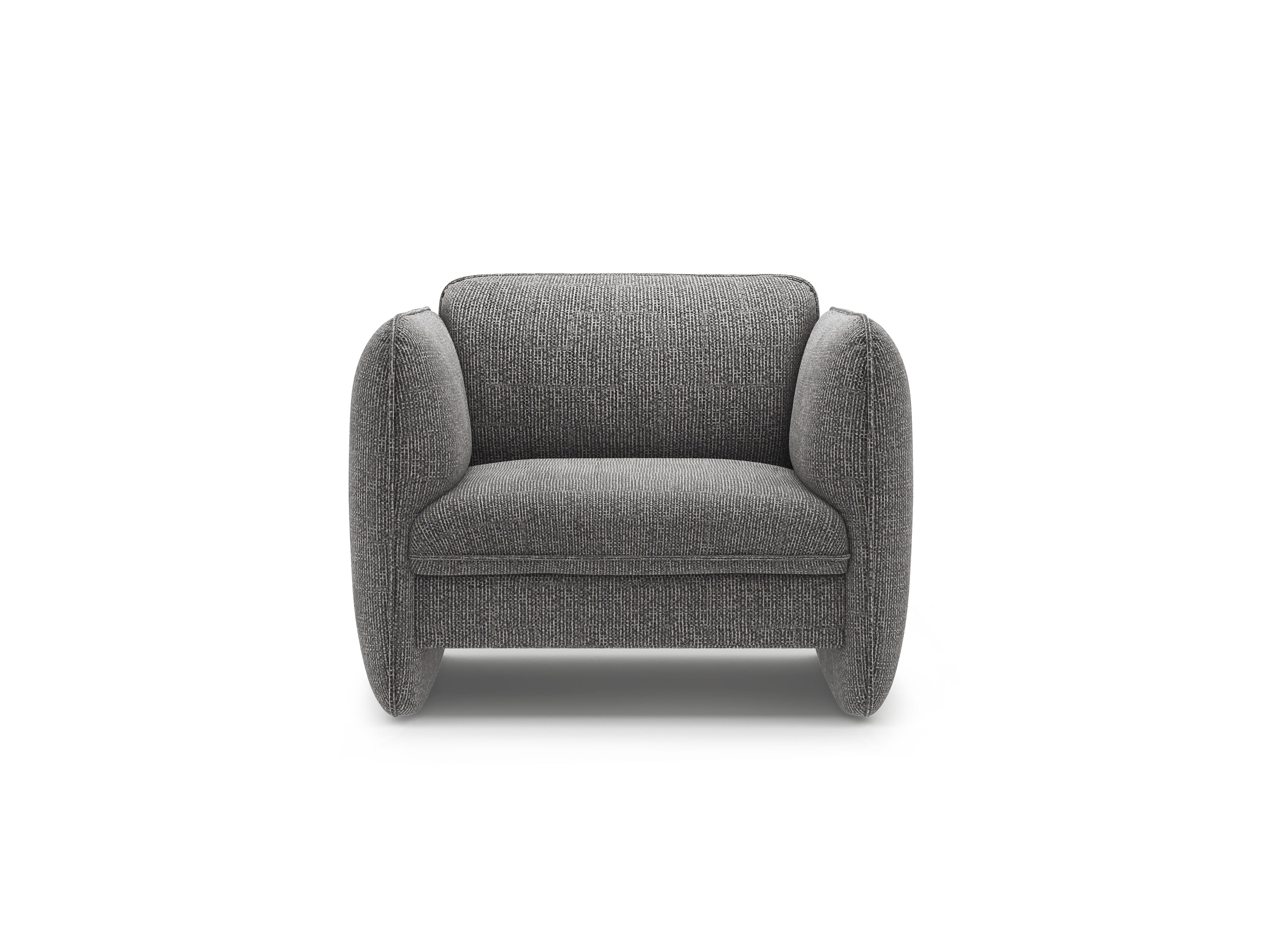 Sessel GEORGIA dunkelgraues Chenille