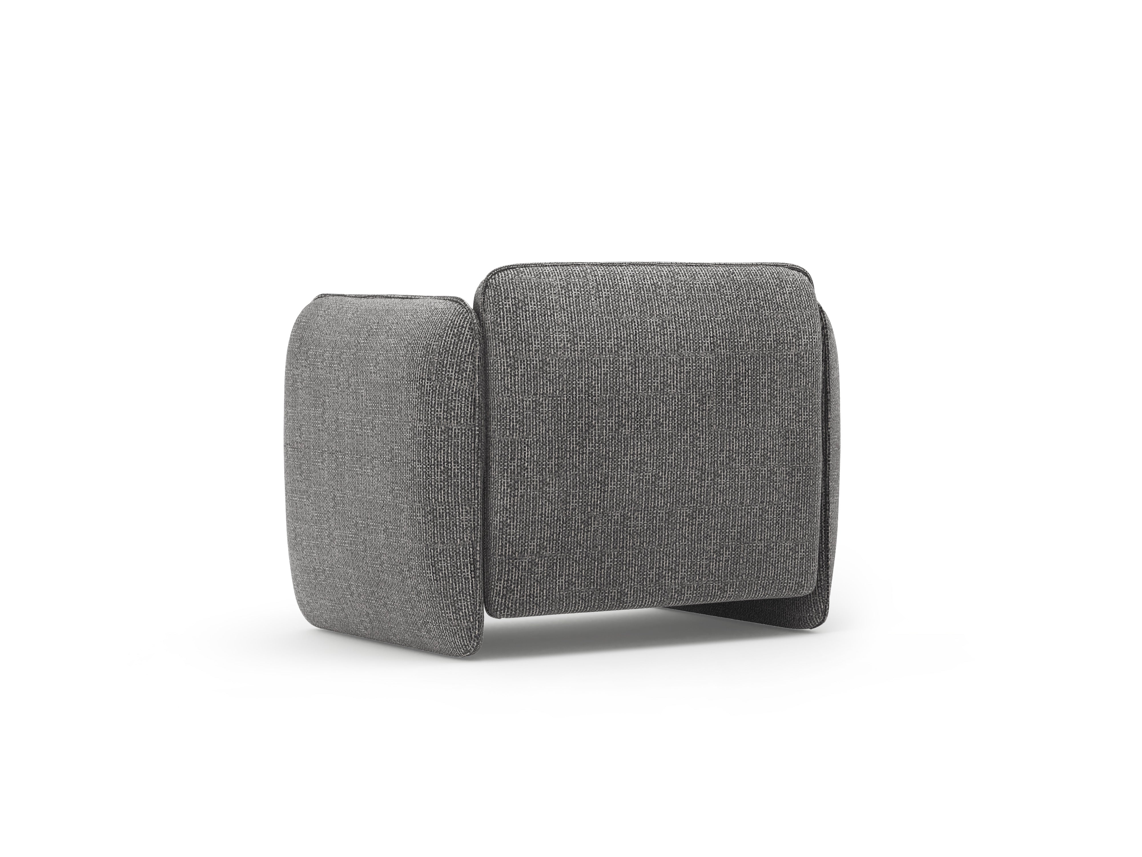 Sessel GEORGIA dunkelgraues Chenille