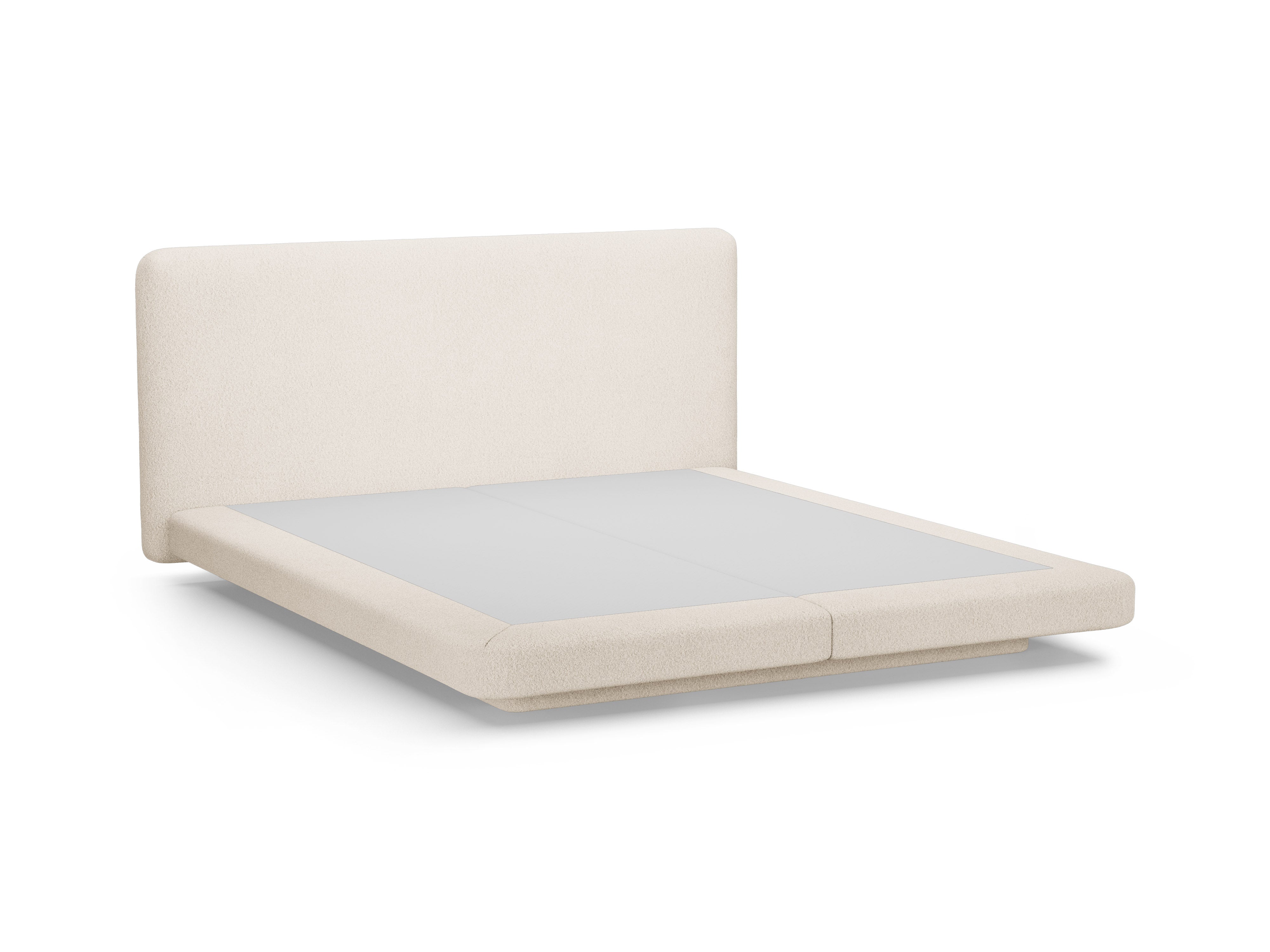 Bett LINEA beige Boucle