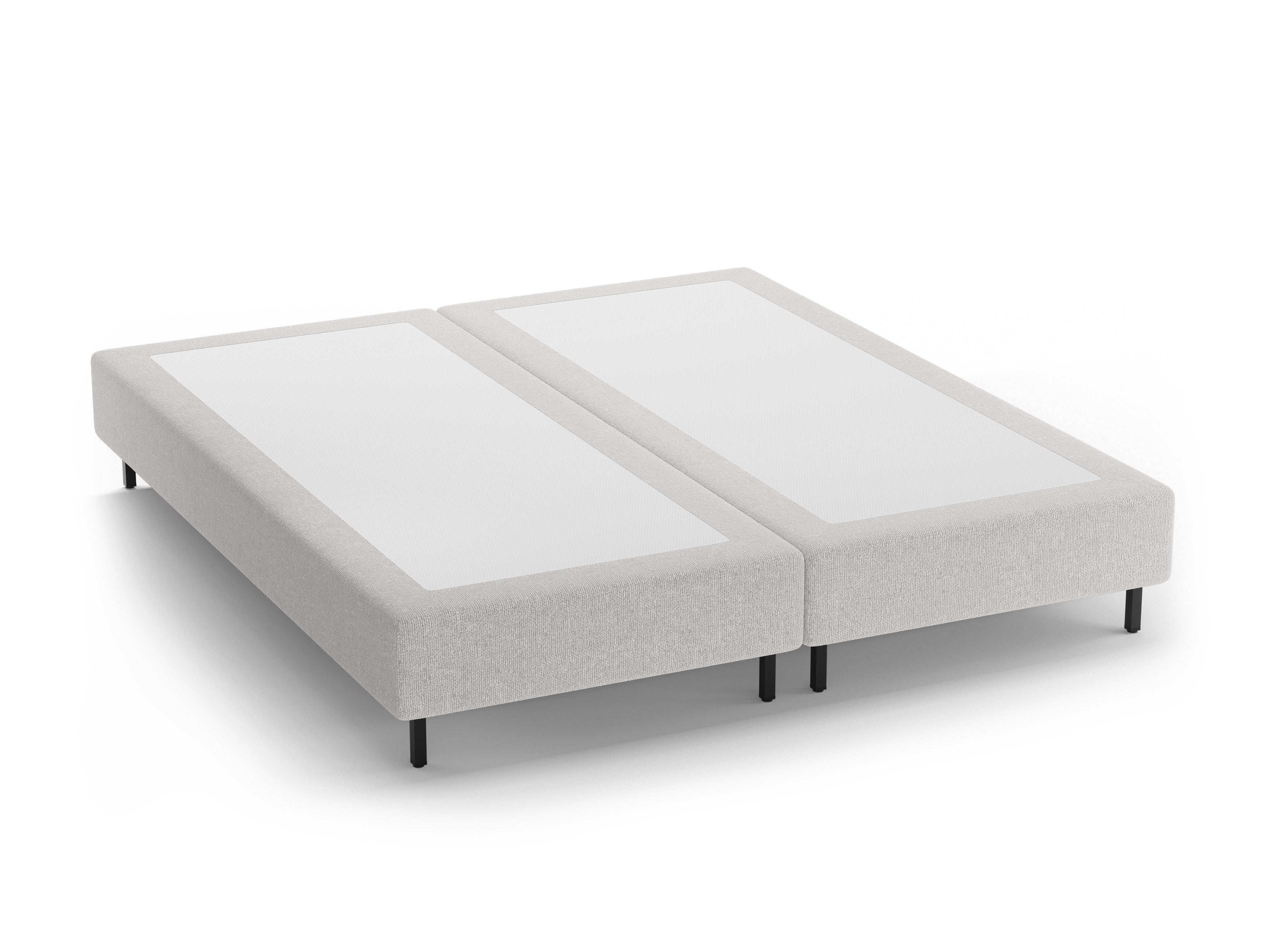 Bett WHALE silberner Chenille