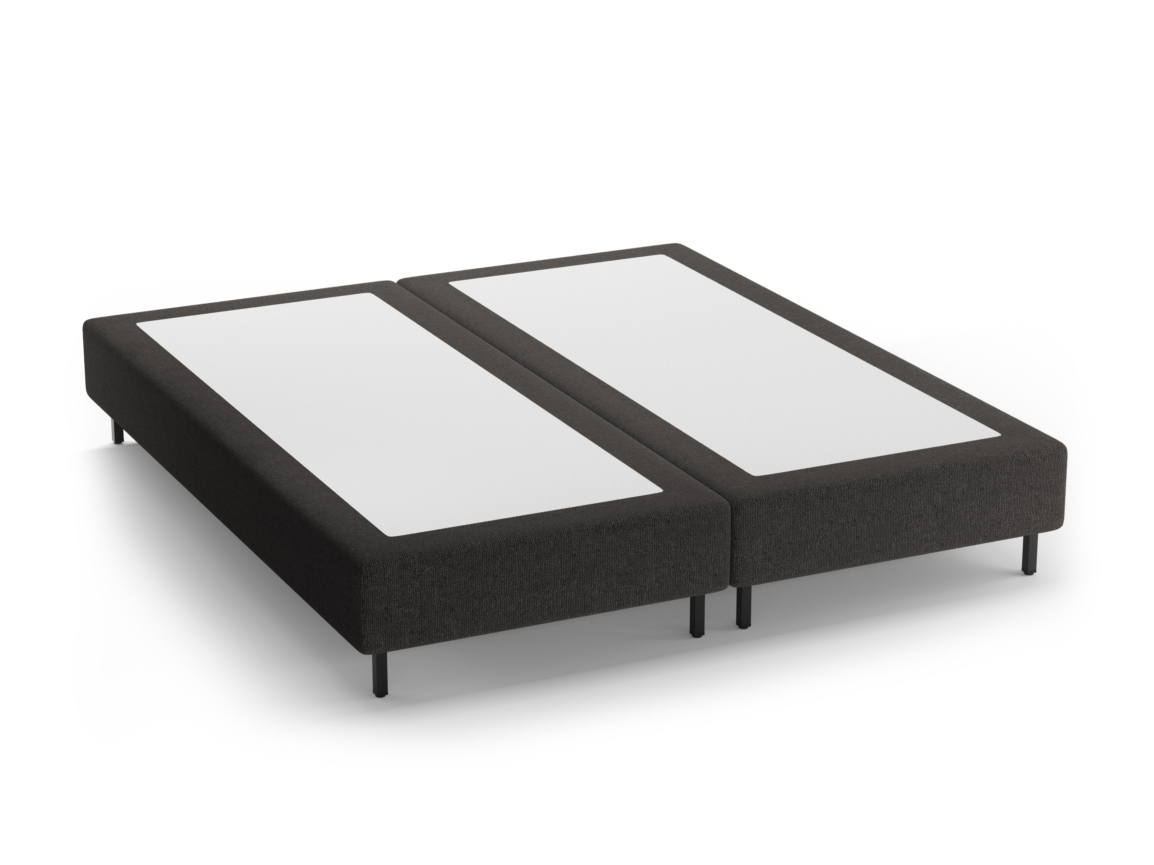 WHALE Bed Anthracite Chenille