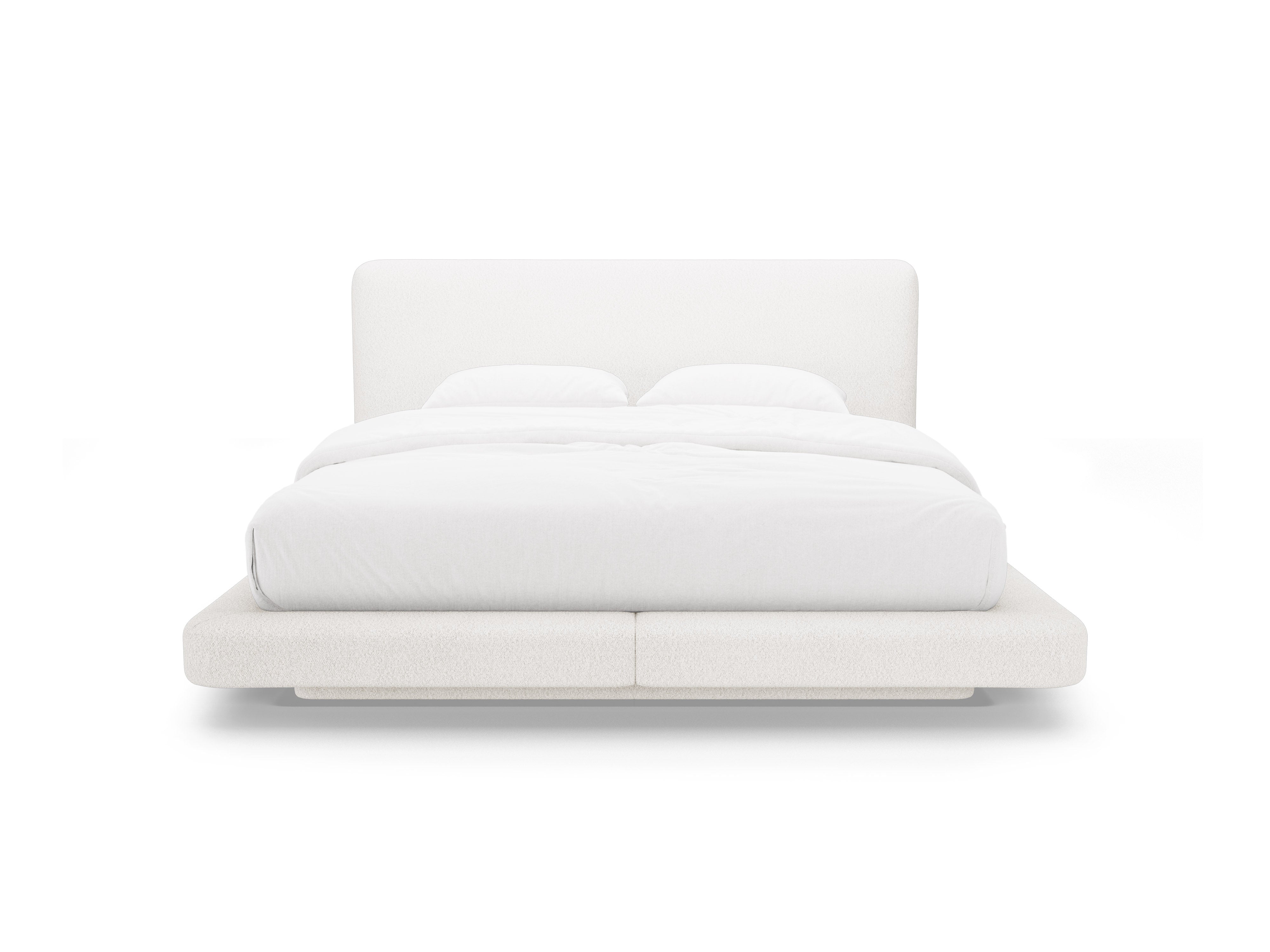 Łóżko LINEA biały boucle – Micadoni