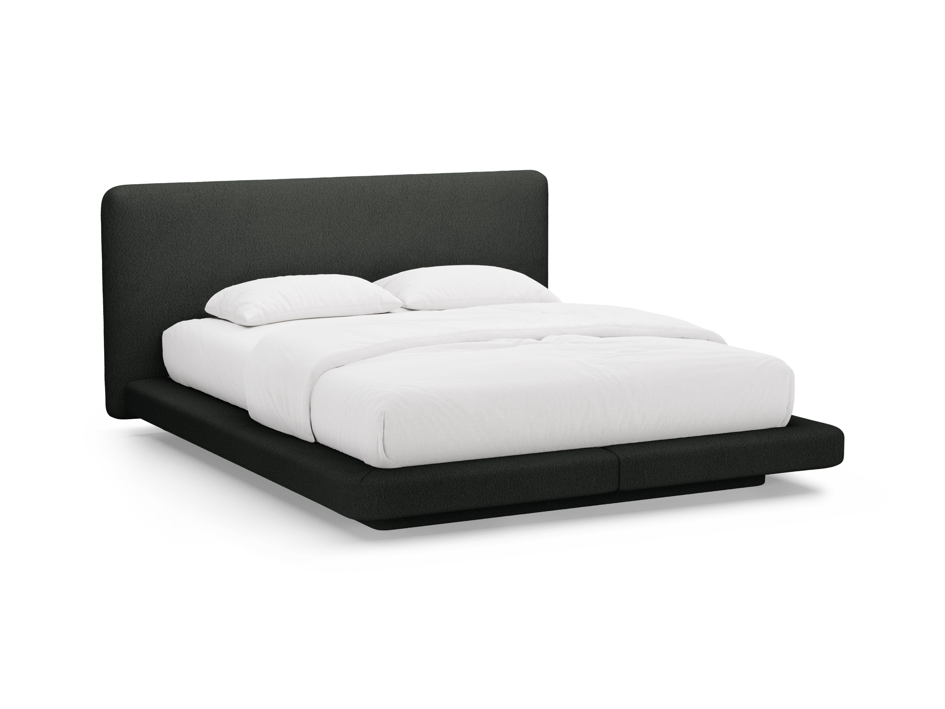 Łóżko LINEA czarny boucle – Micadoni