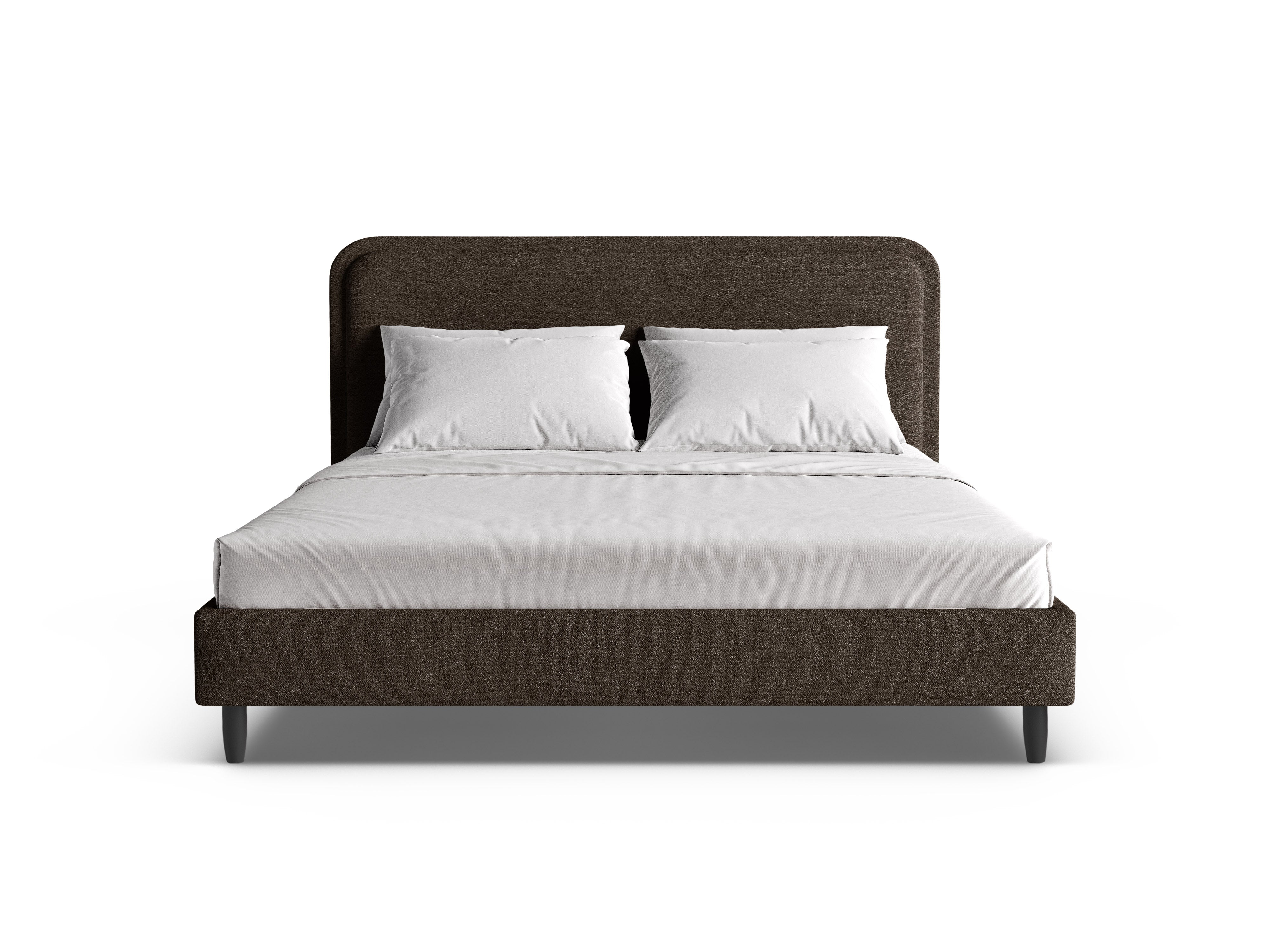 AVELINE bed brown boucle