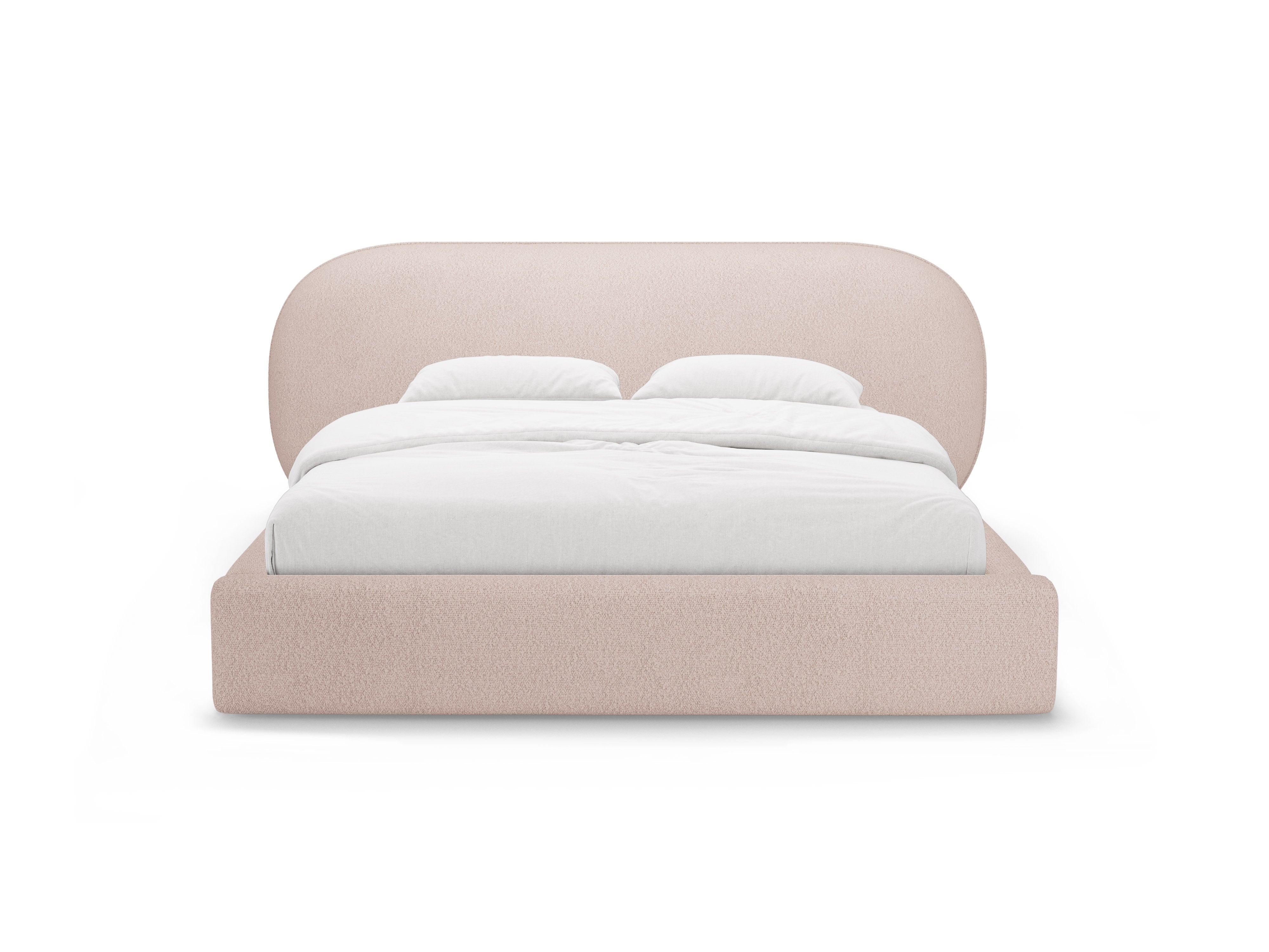 Bett OVALO rosa Boucle