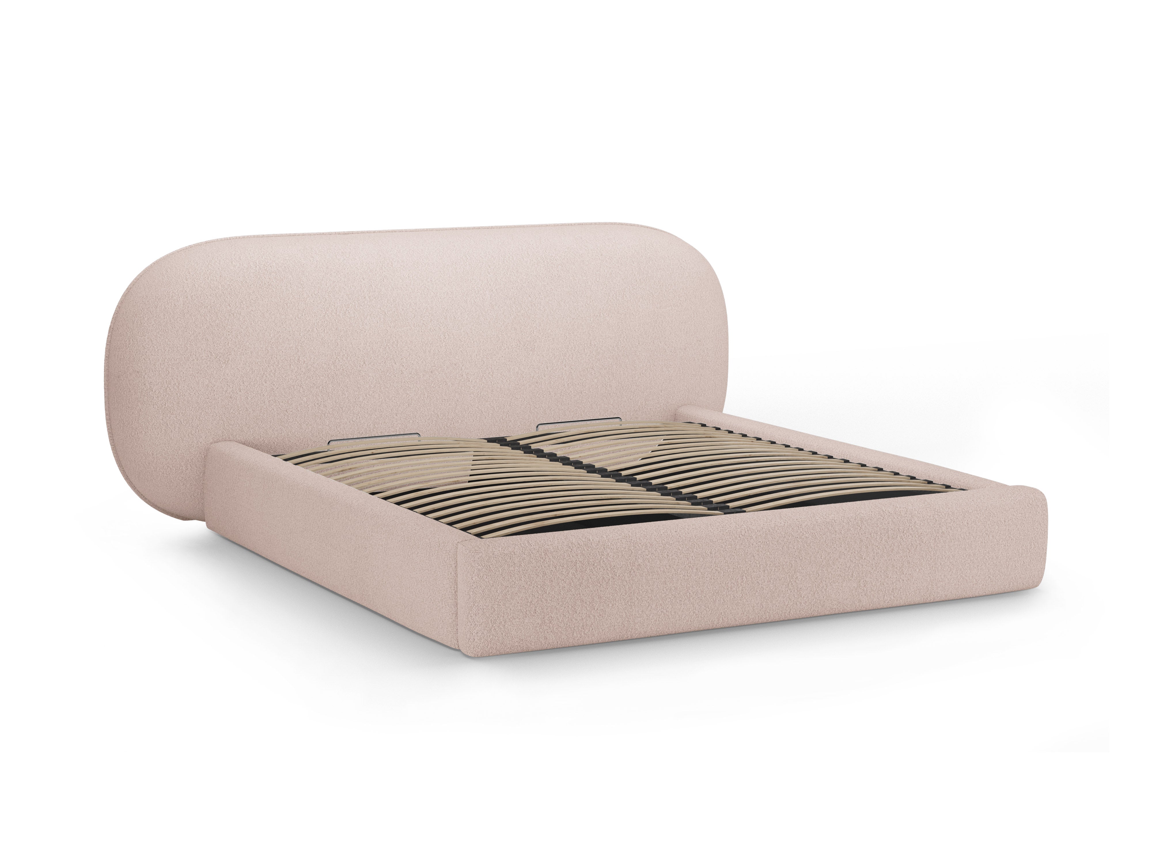 Bett OVALO rosa Boucle