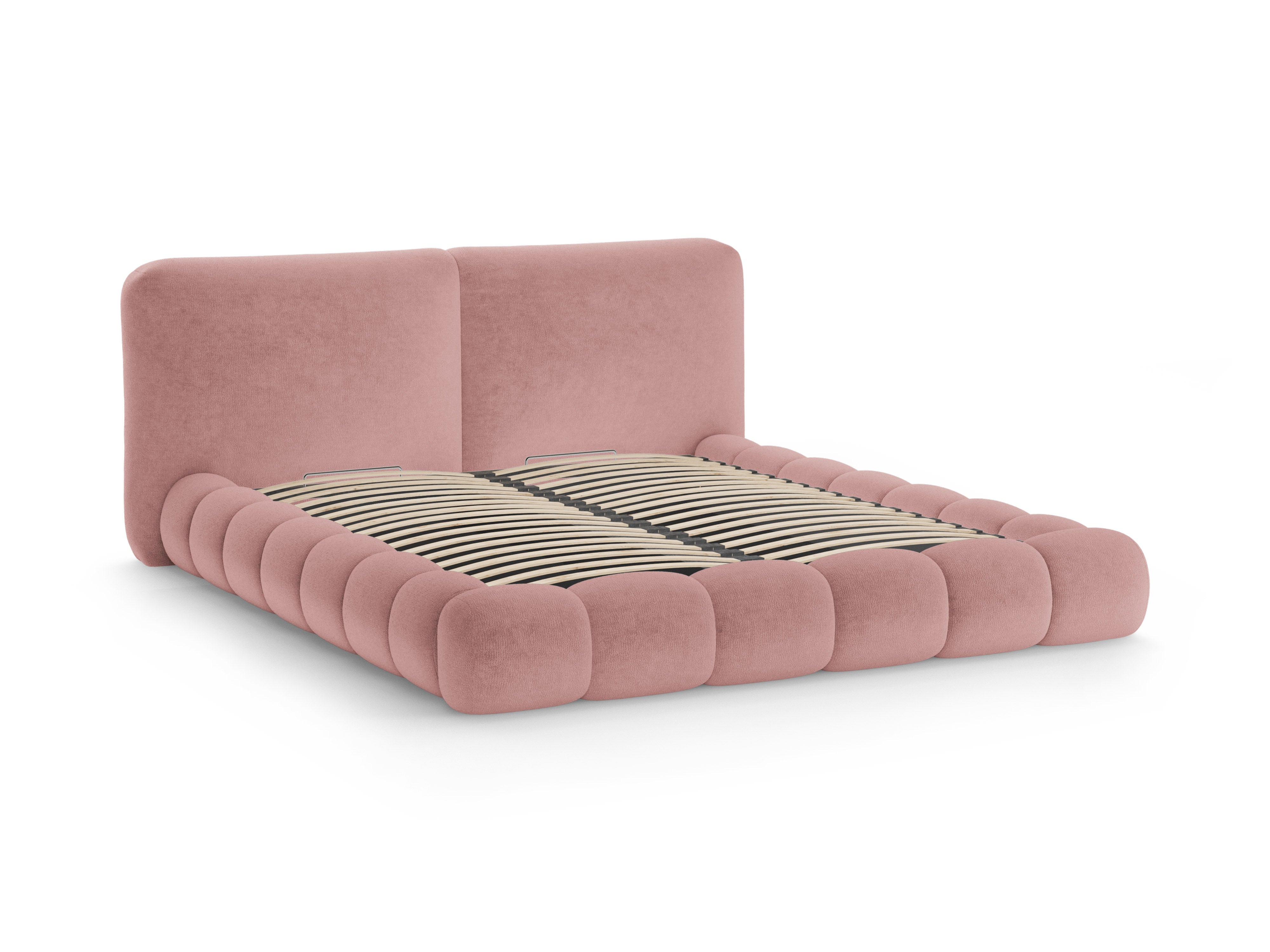 Bett SOLANGE rosa Chenille