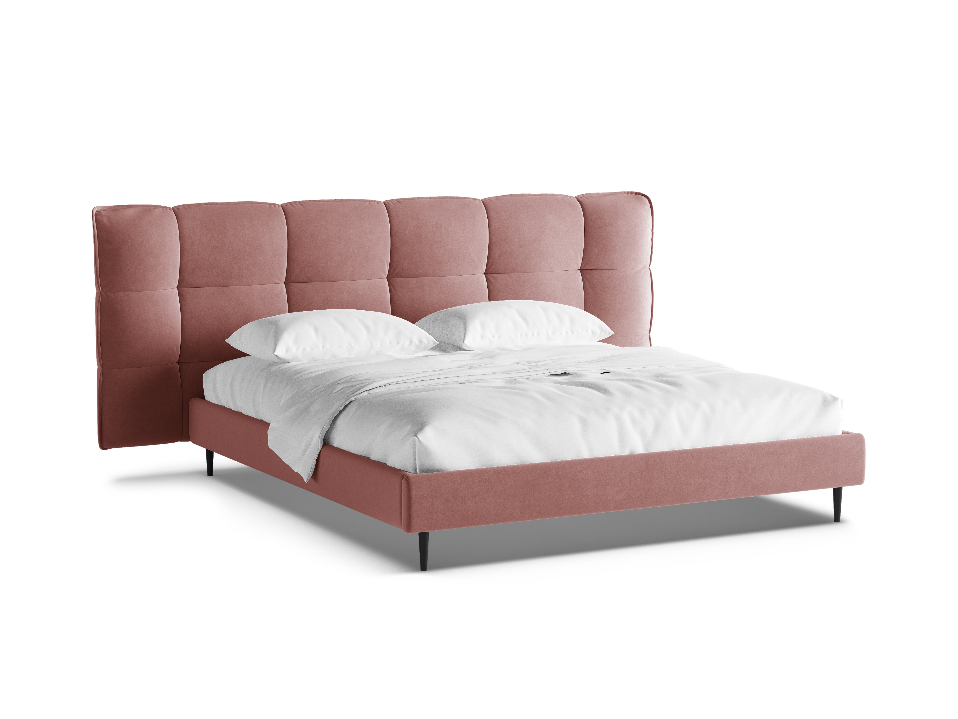 Samtbett ERIC rosa Flamingo