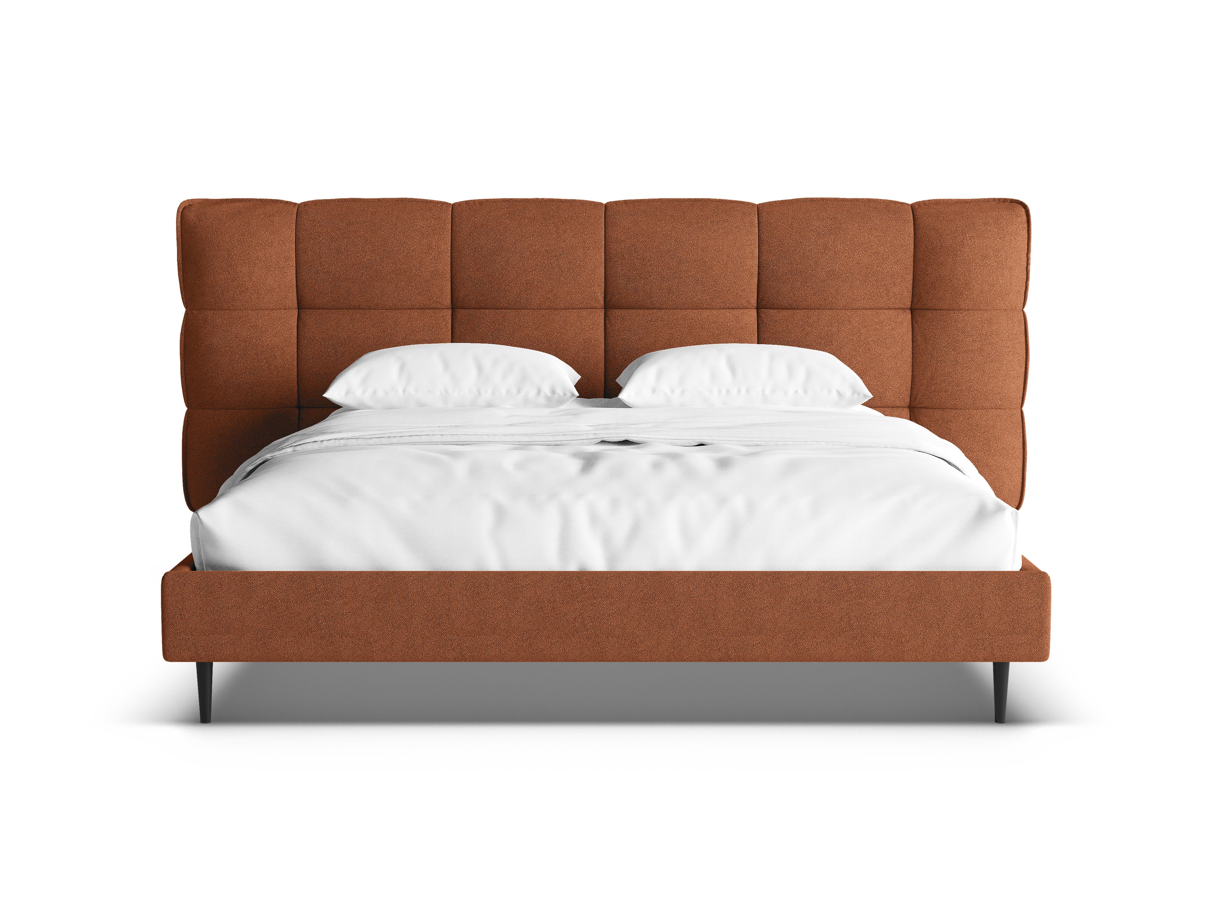Bett ERIC ziegelrot Boucle
