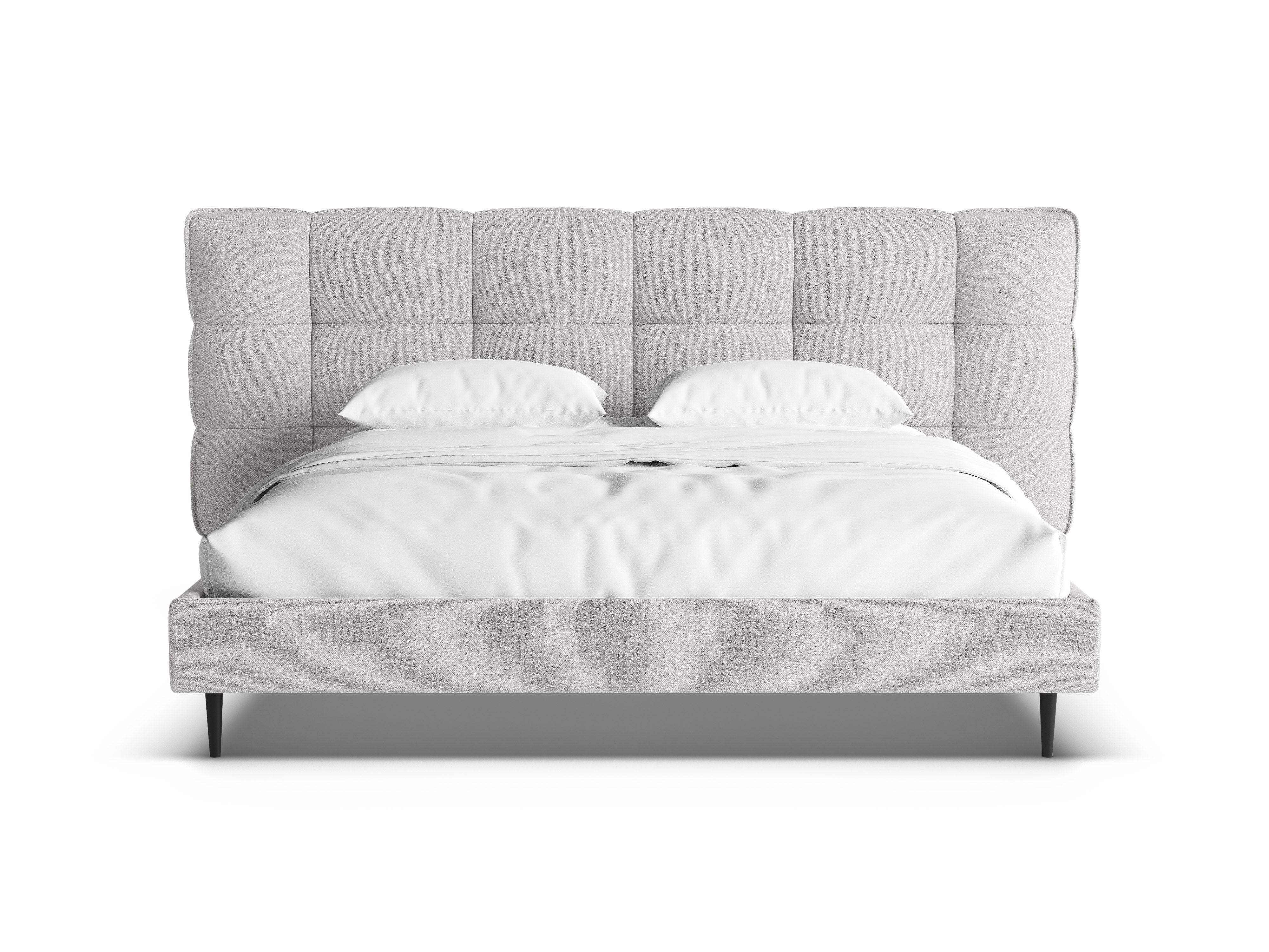 ERIC bed light gray boucle