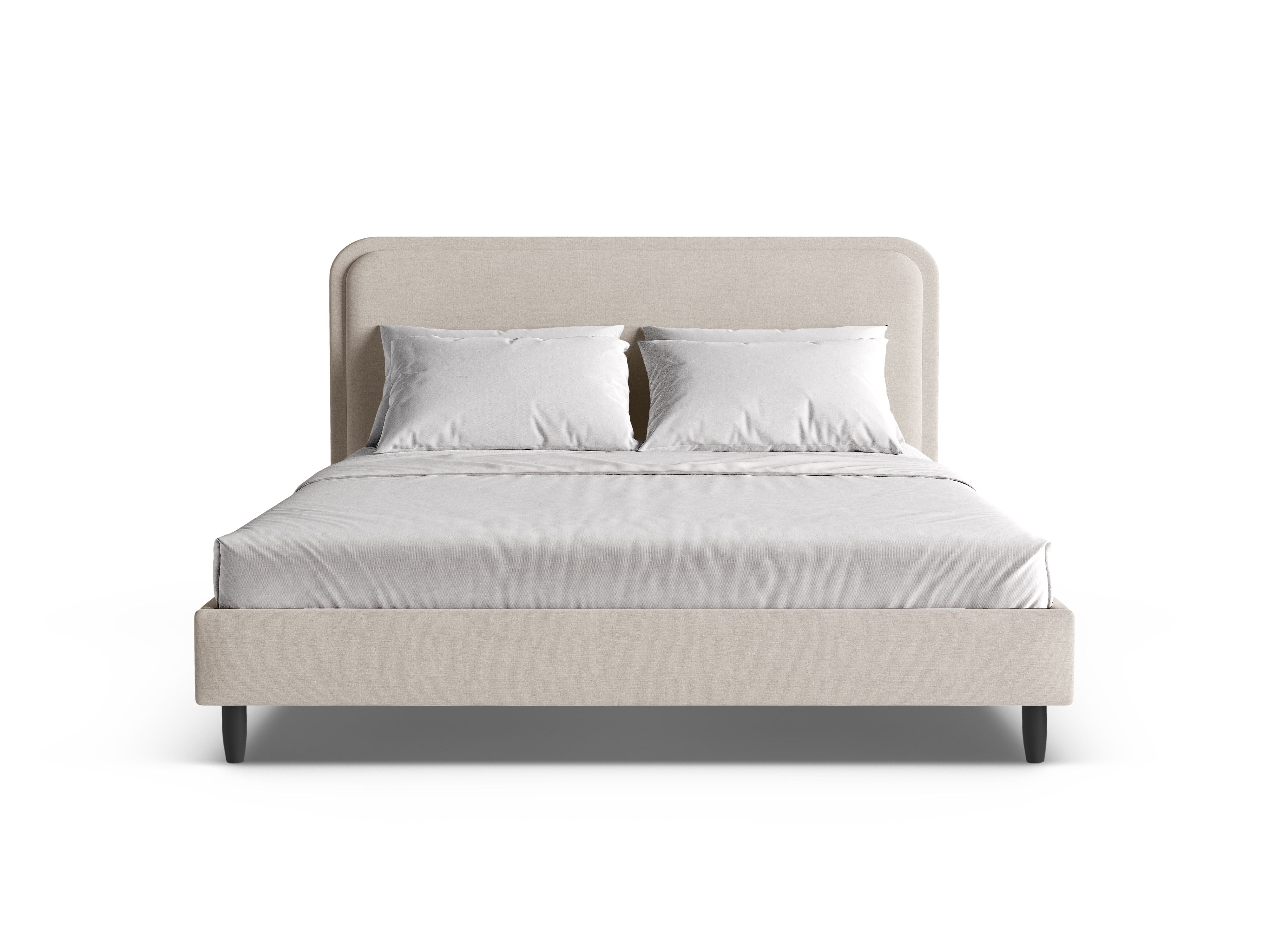 Bett AVELINE hellbeige