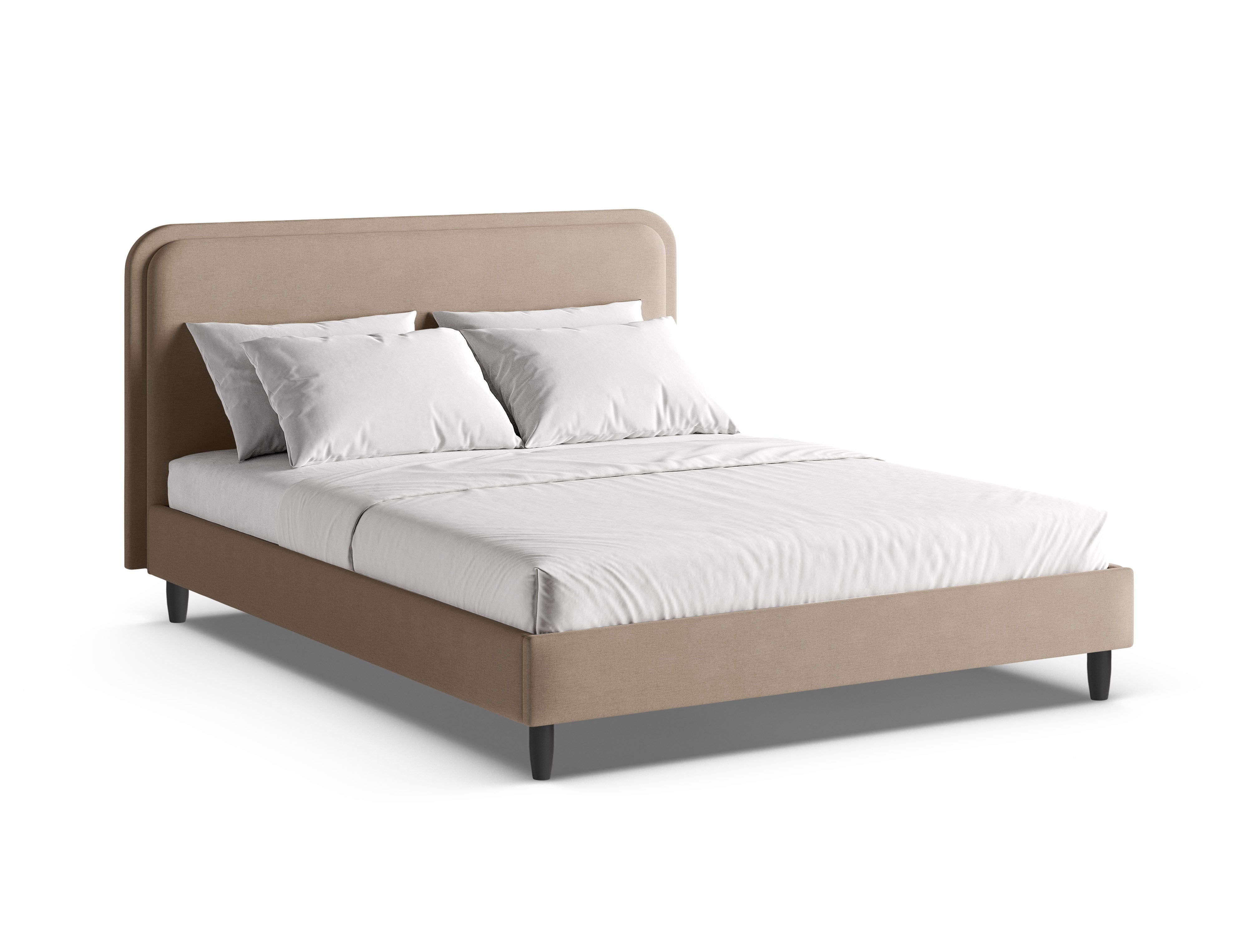 Bett AVELINE sandfarben