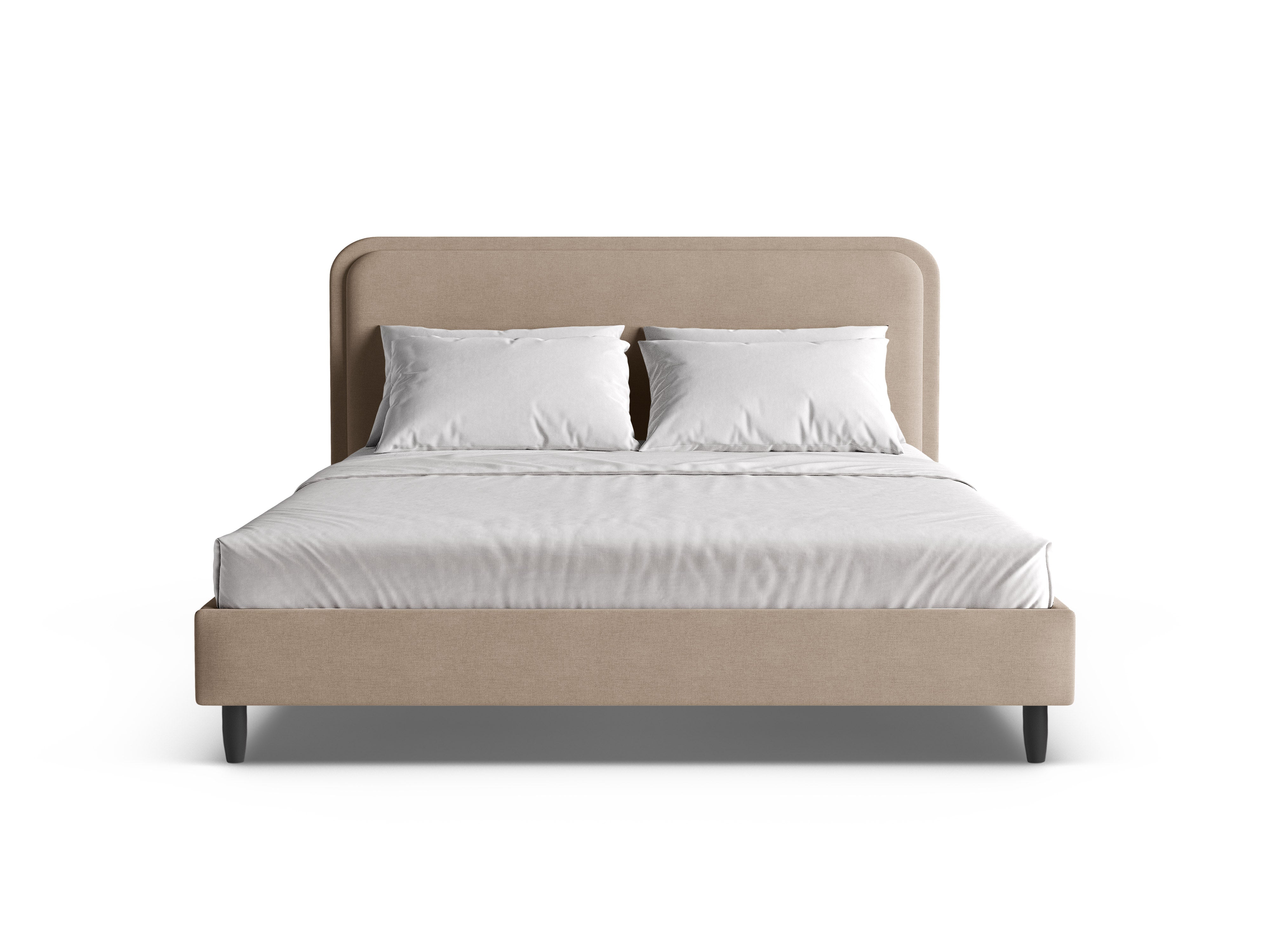 Bett AVELINE sandfarben