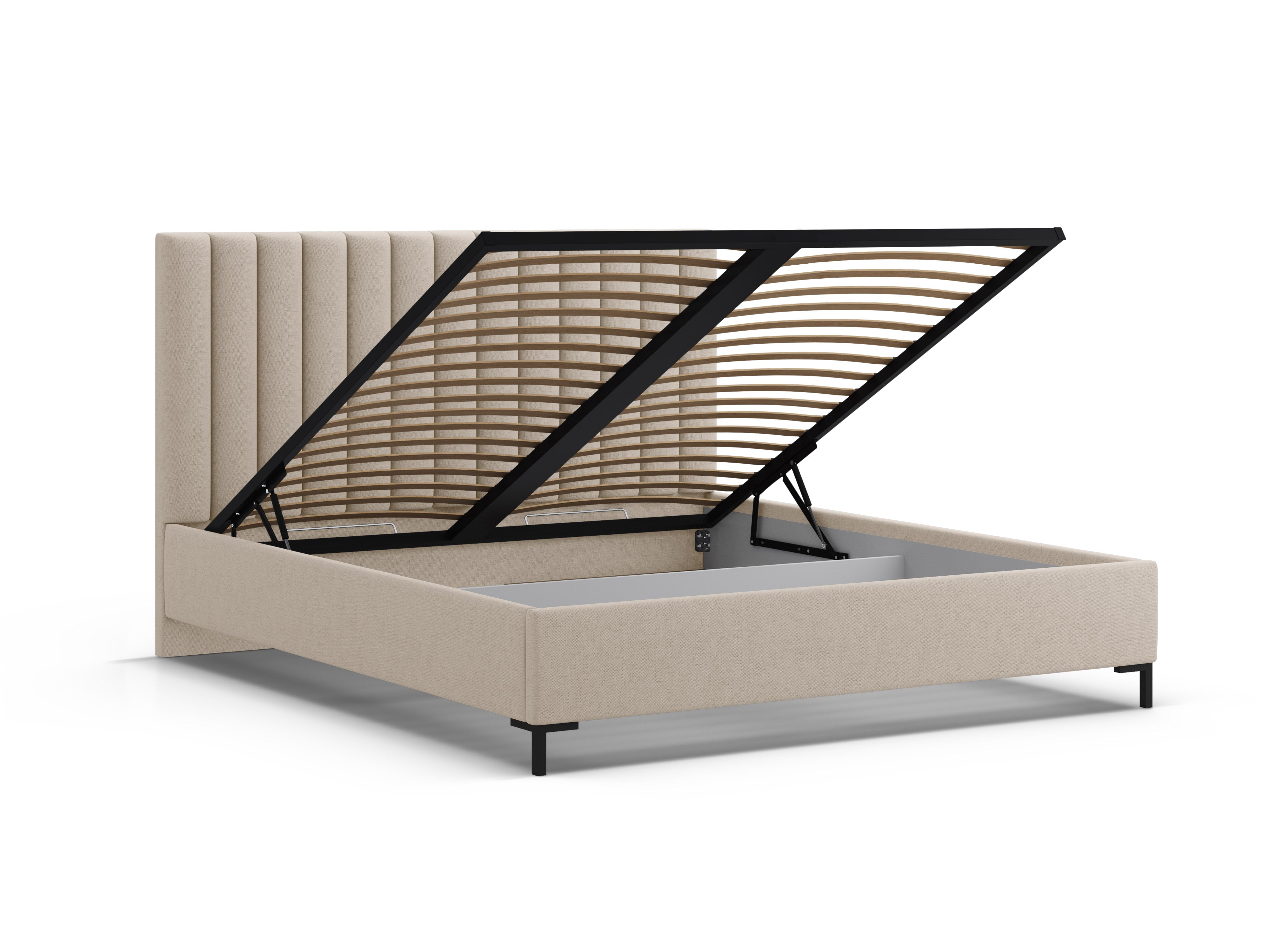 Bett mit Bettkasten ALLISON cappuccino
