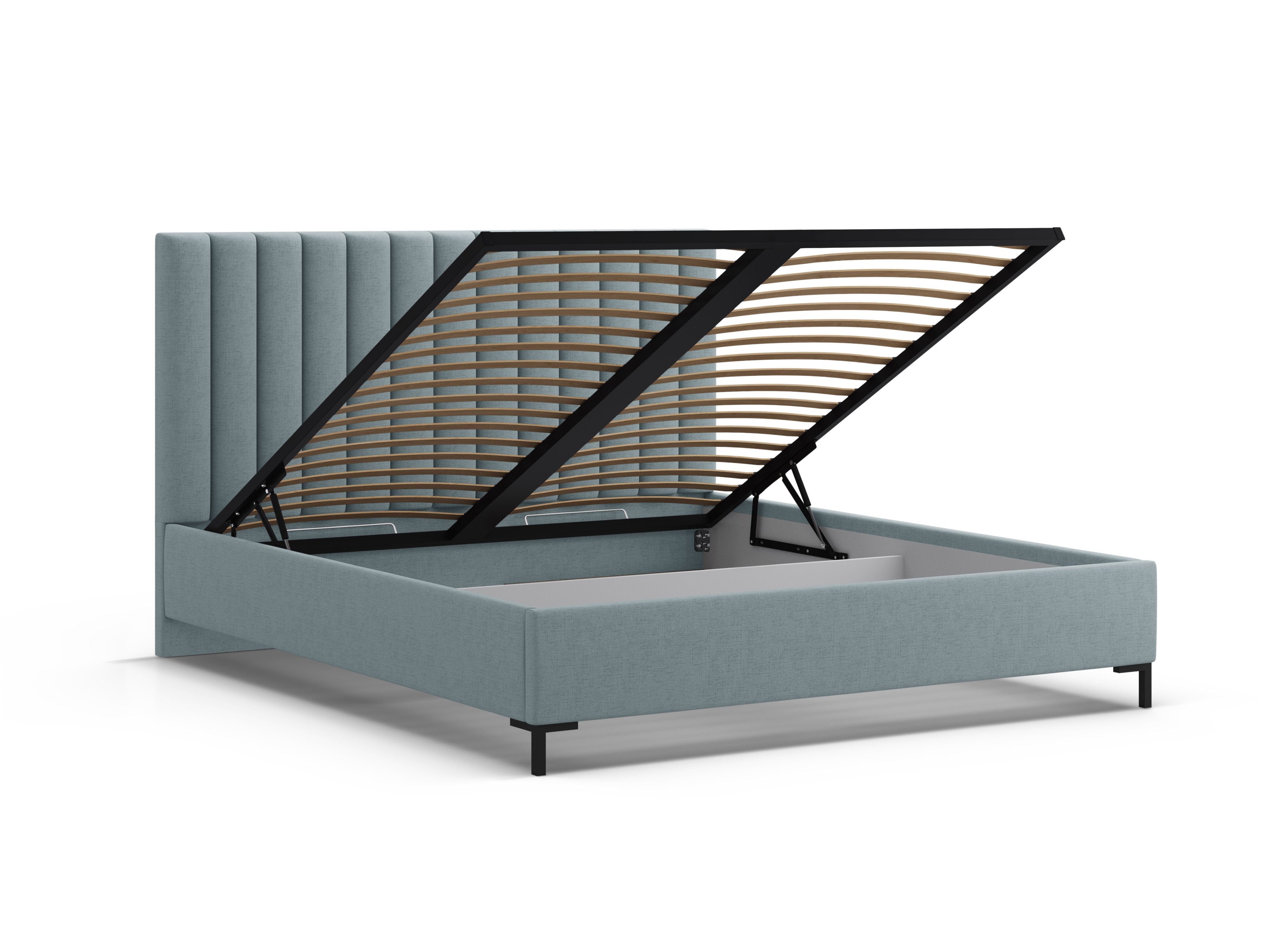 Bett mit Bettkasten ALLISON blau