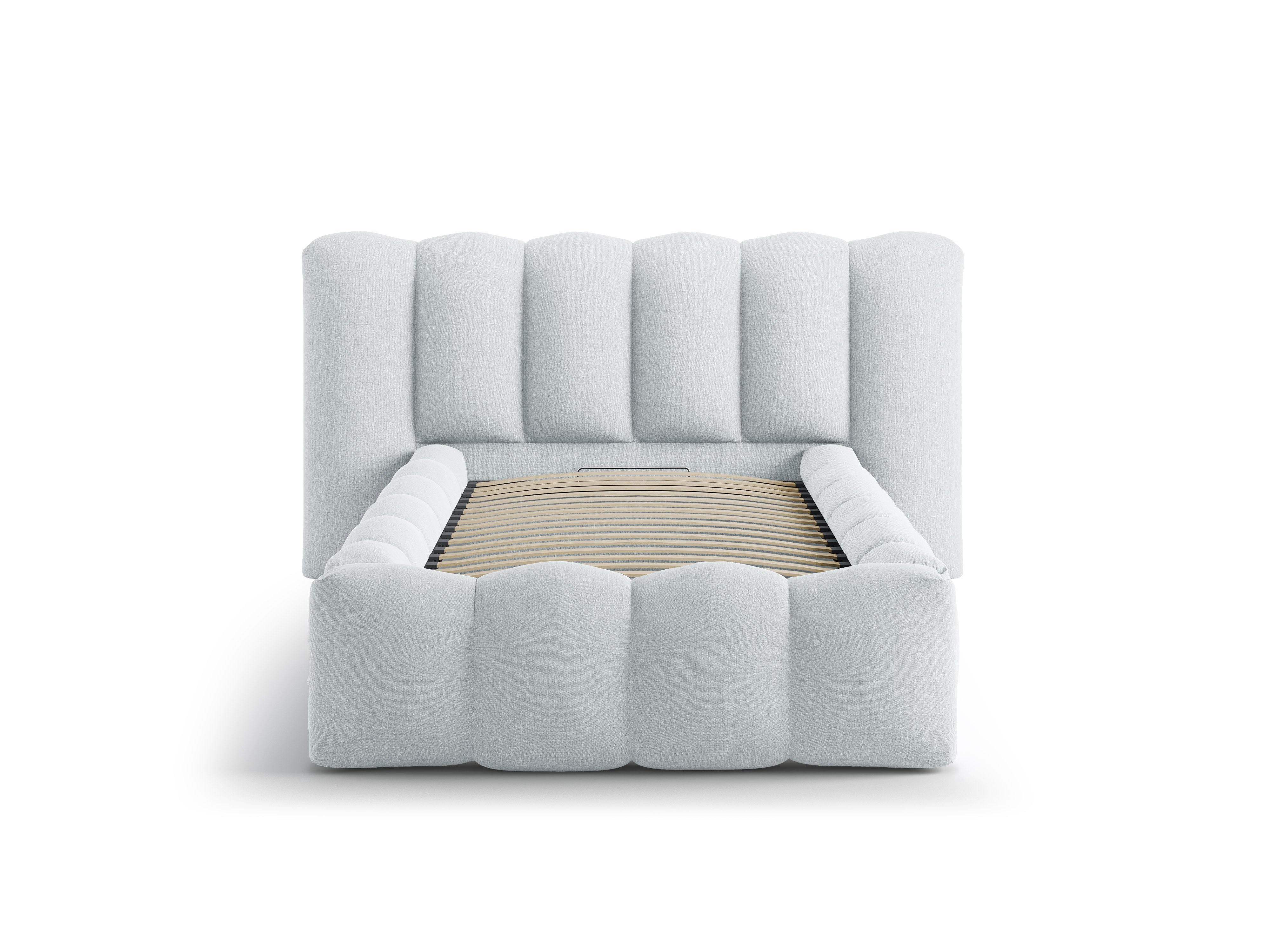 Bett LUPINE hellgrau