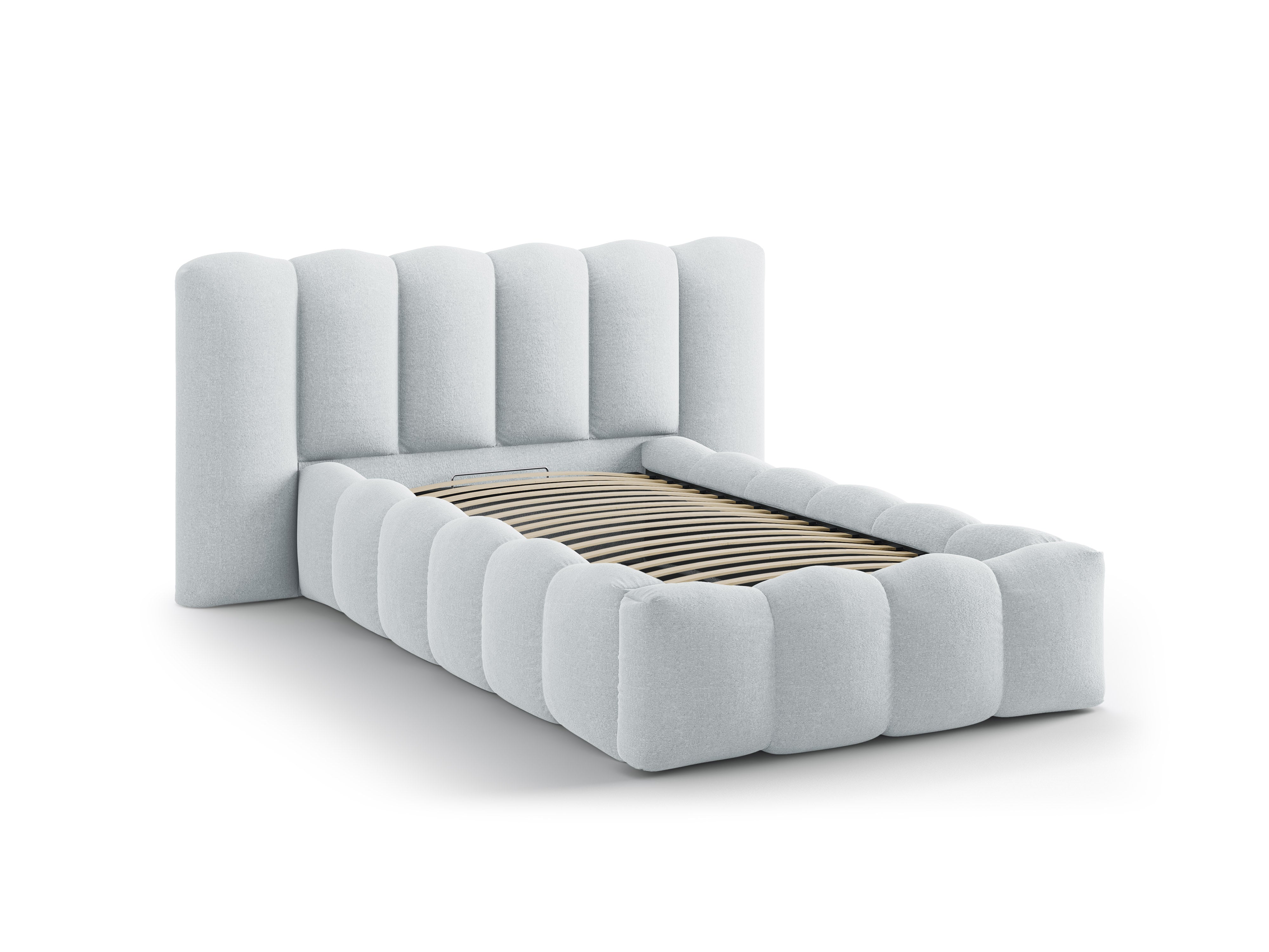 Bett LUPINE hellgrau