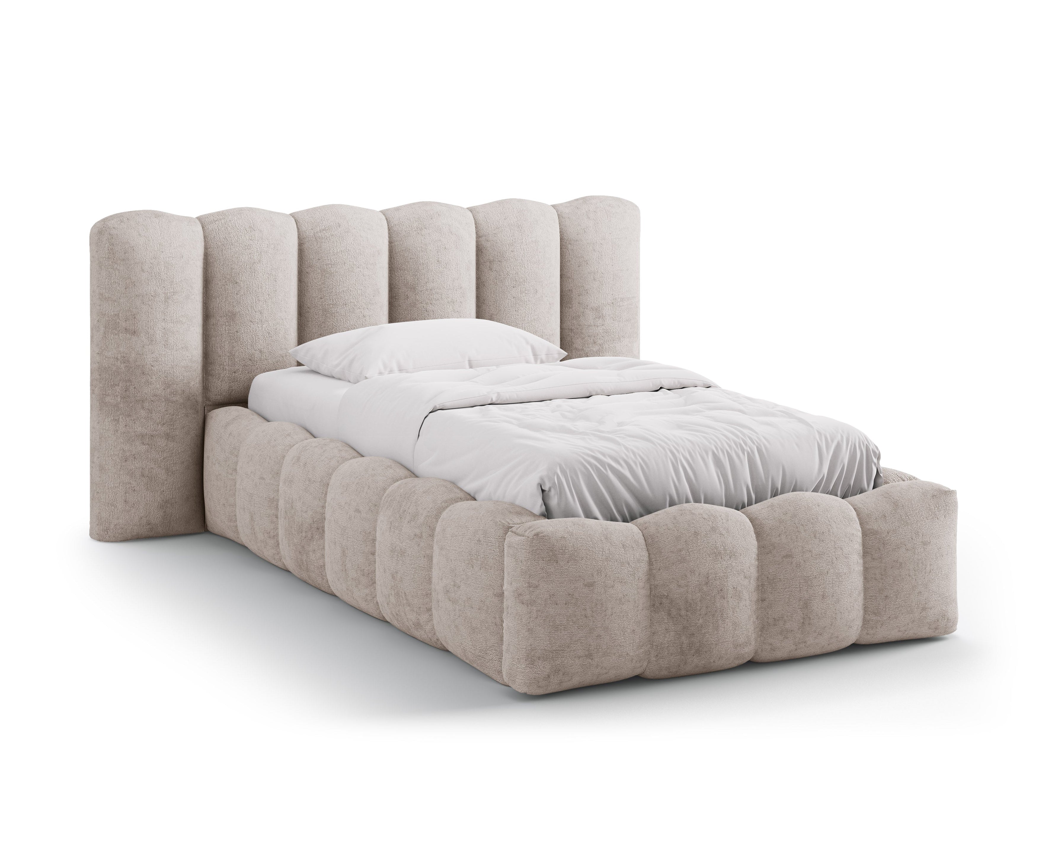 Łóżko LUPINE beżowy szenil – Micadoni