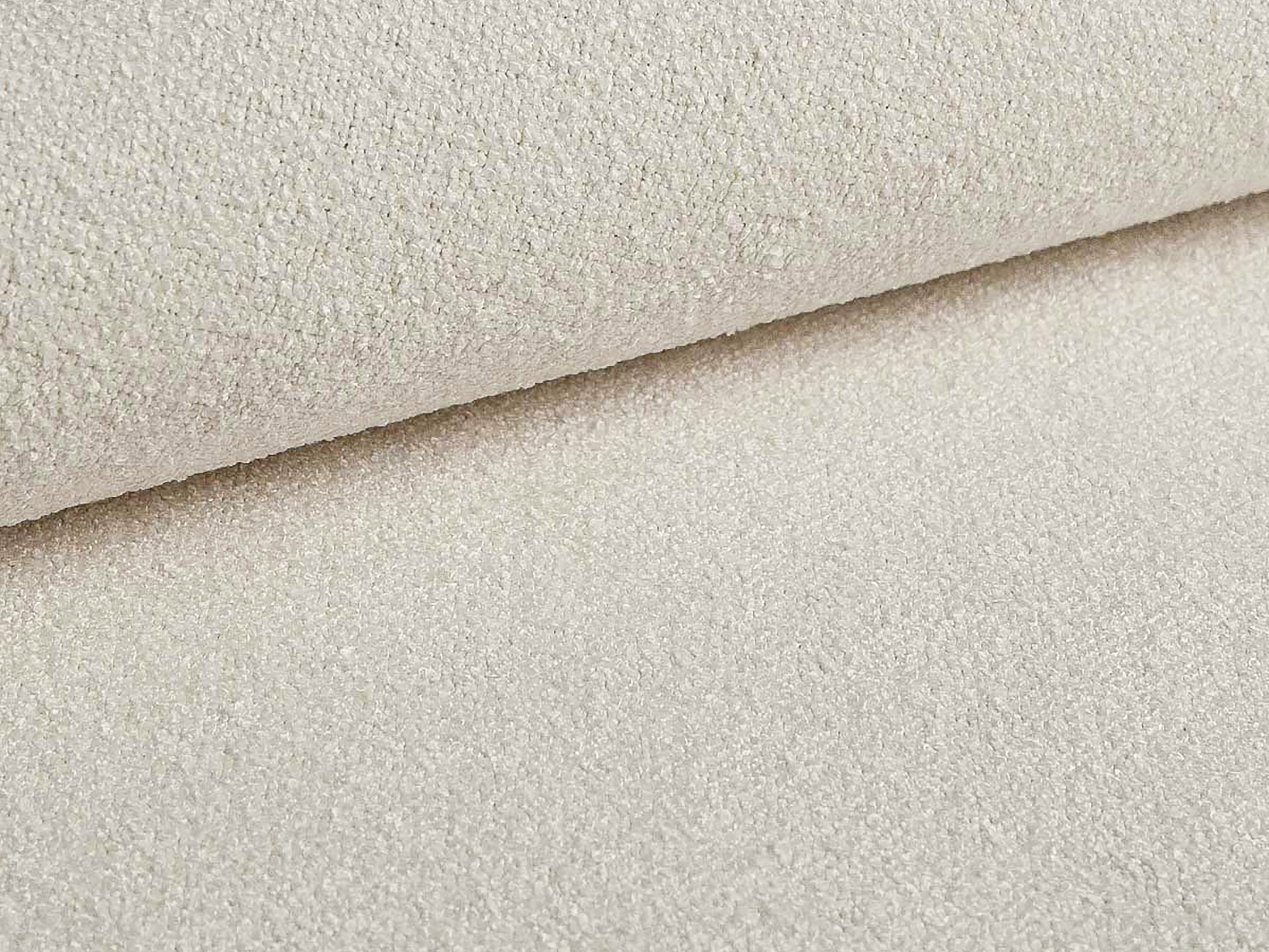 Bett mit Stauraum ERIC Elfenbein Boucle