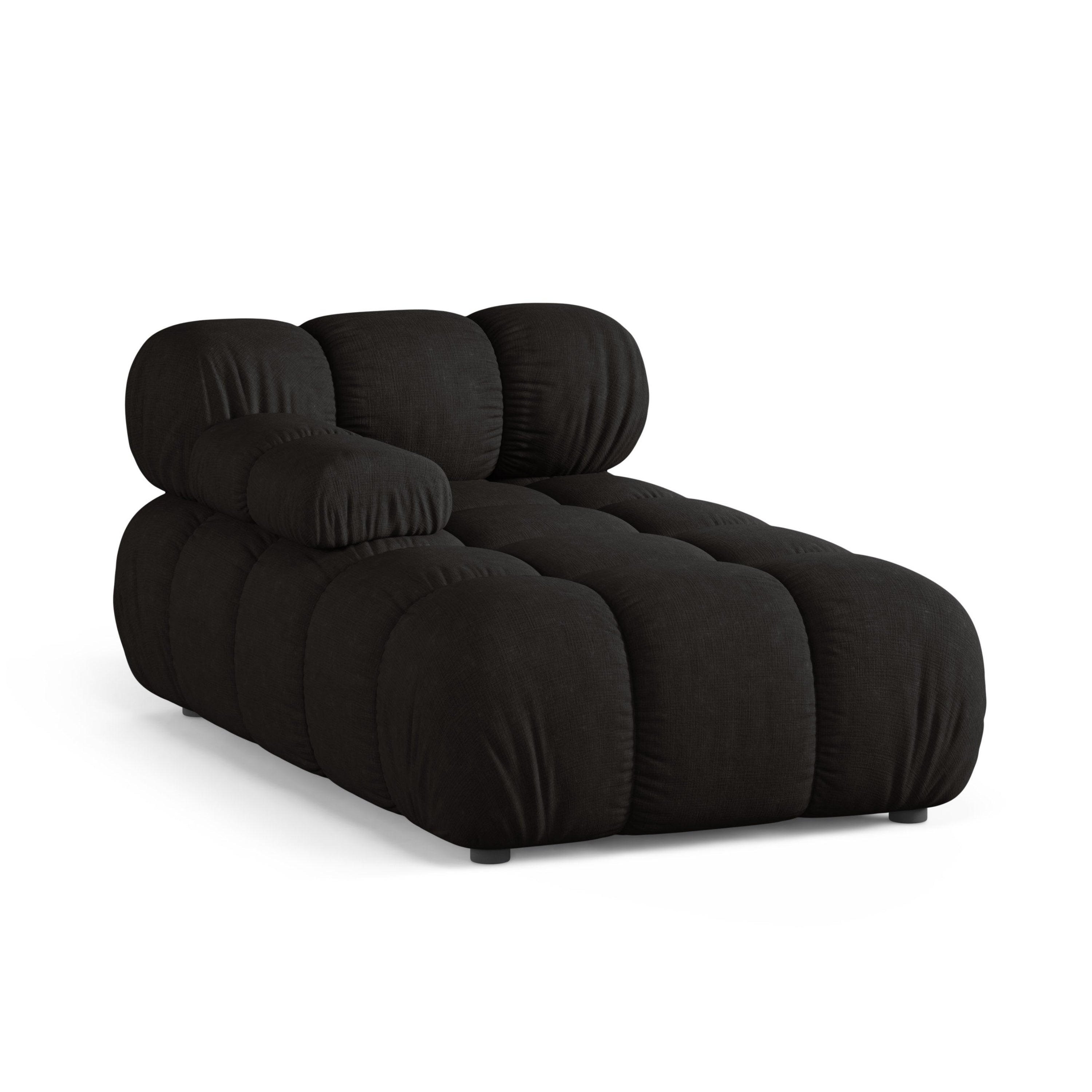 Linksseitiger Sessel BELLIS in Schwarz
