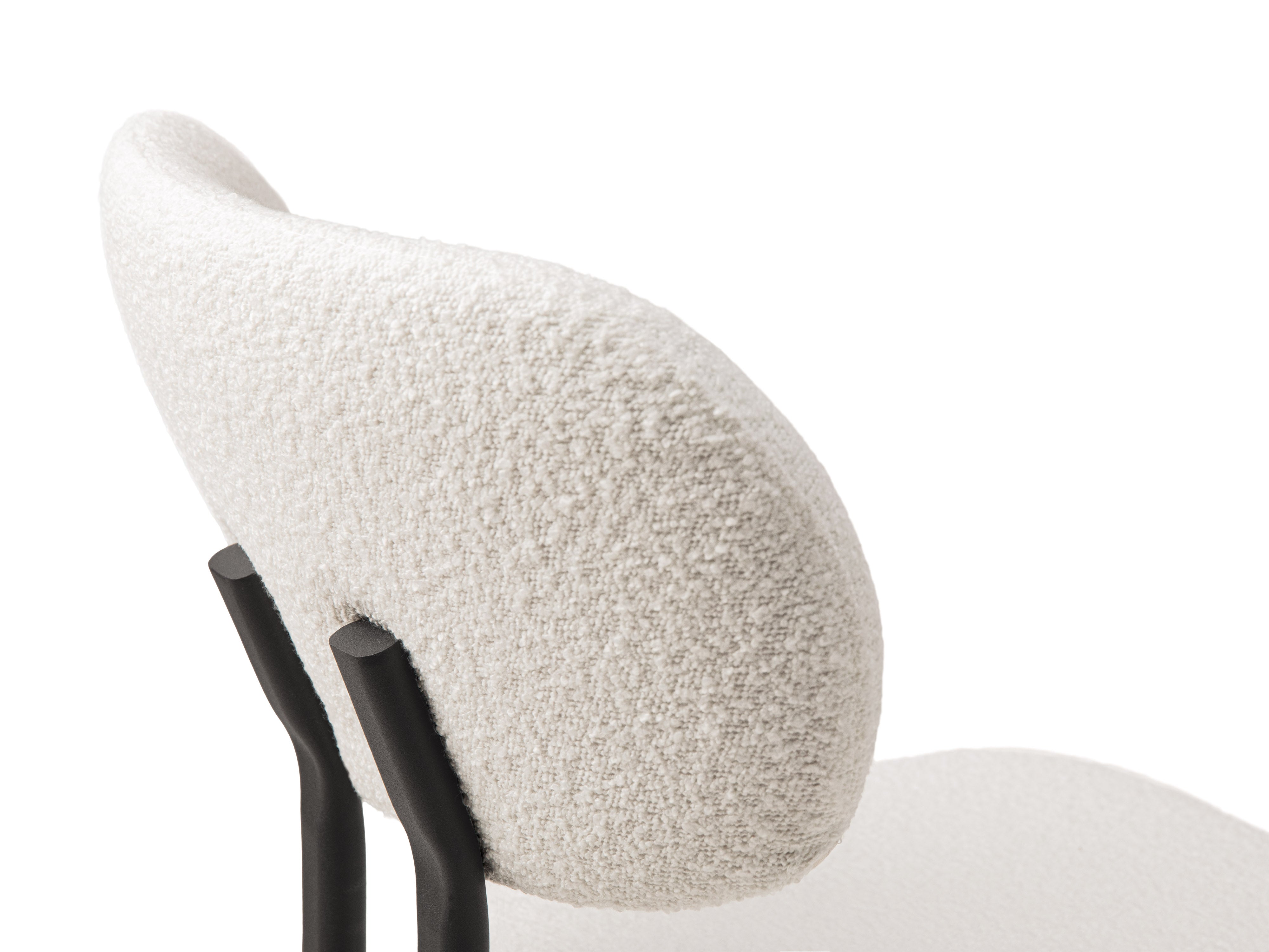 SAM Chair White Boucle