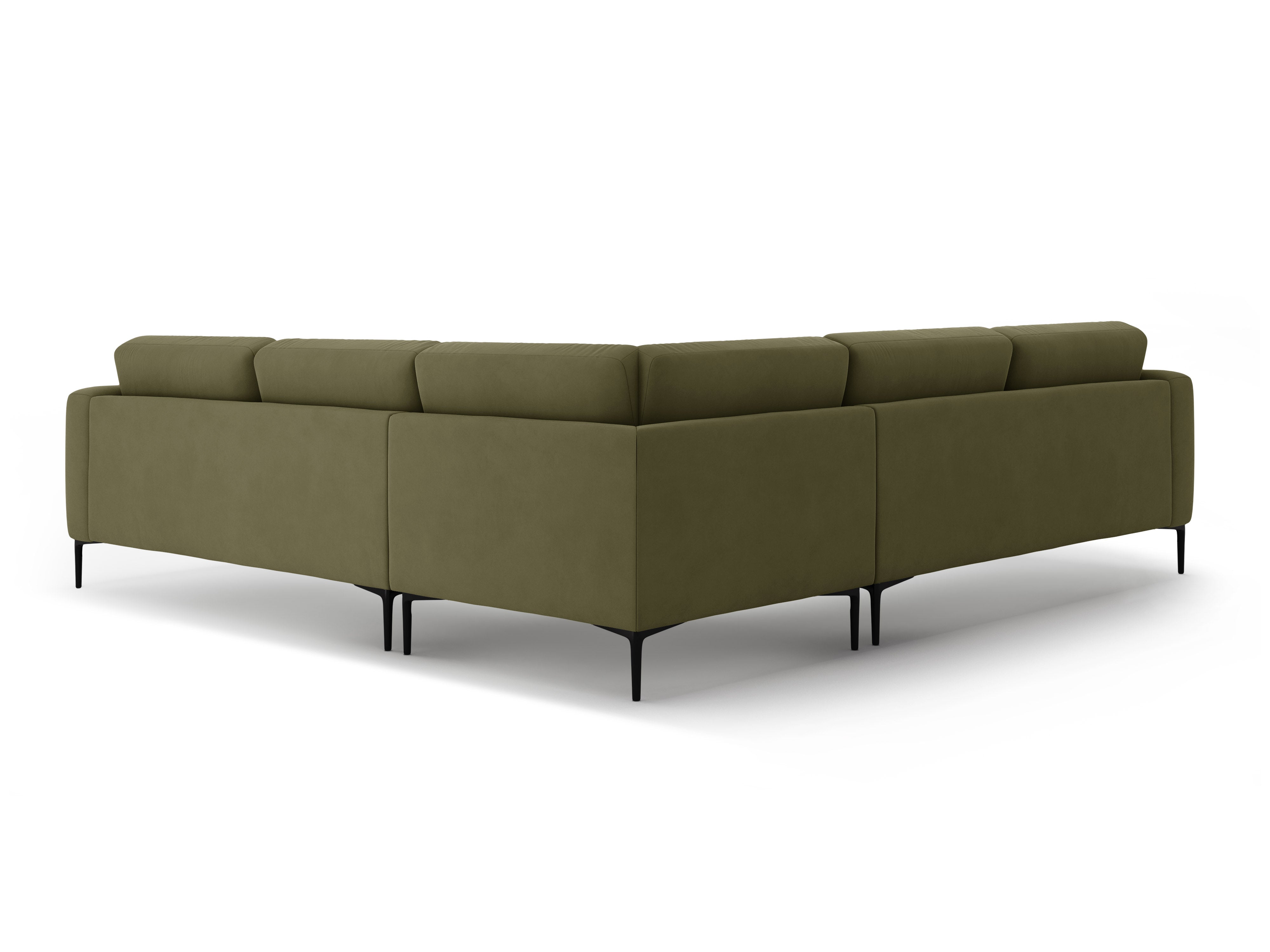 Narożnik aksamitny symetryczny BEMY grün
