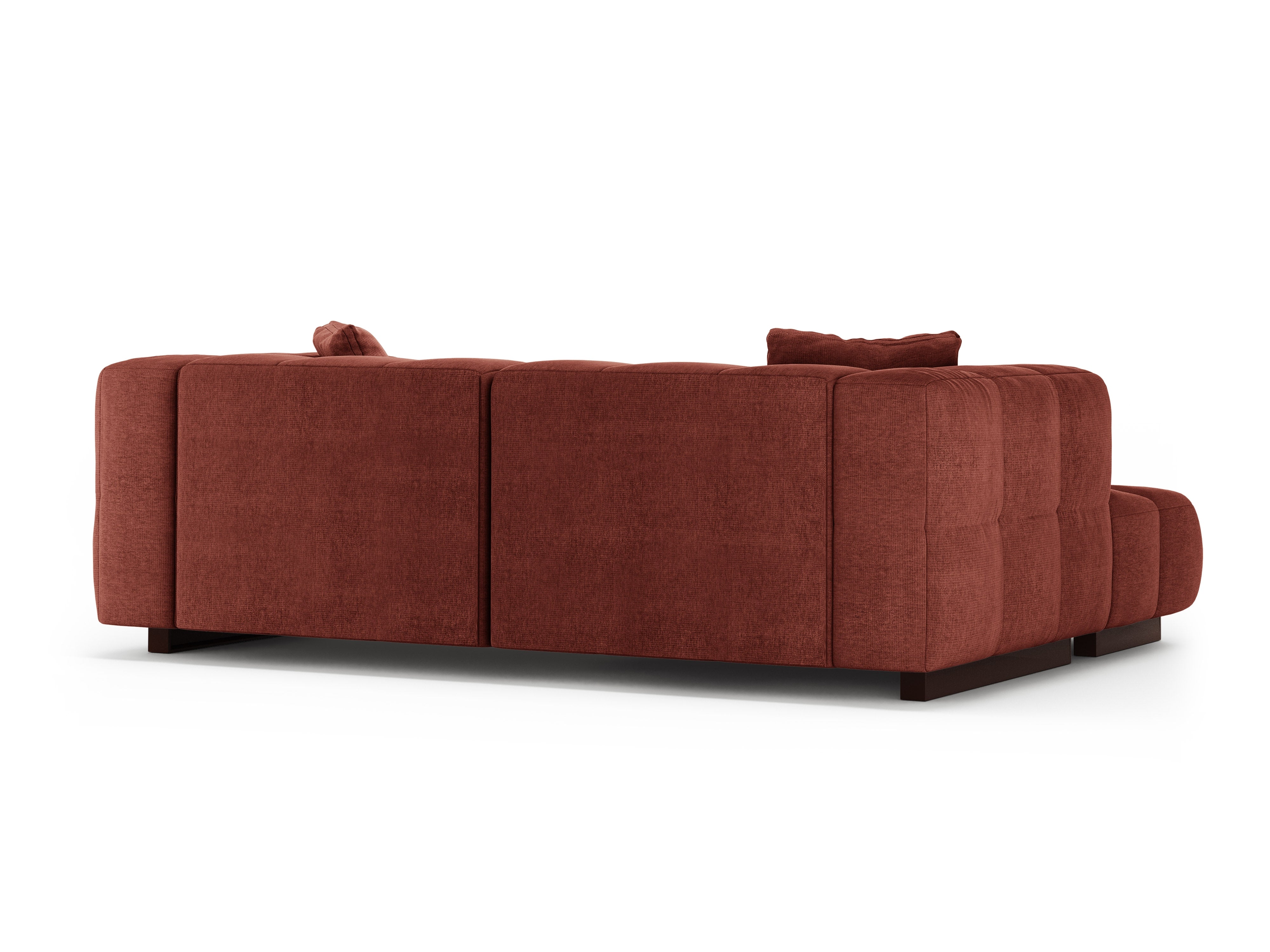 Ecksofa links mit Schlaffunktion PUMA koralle