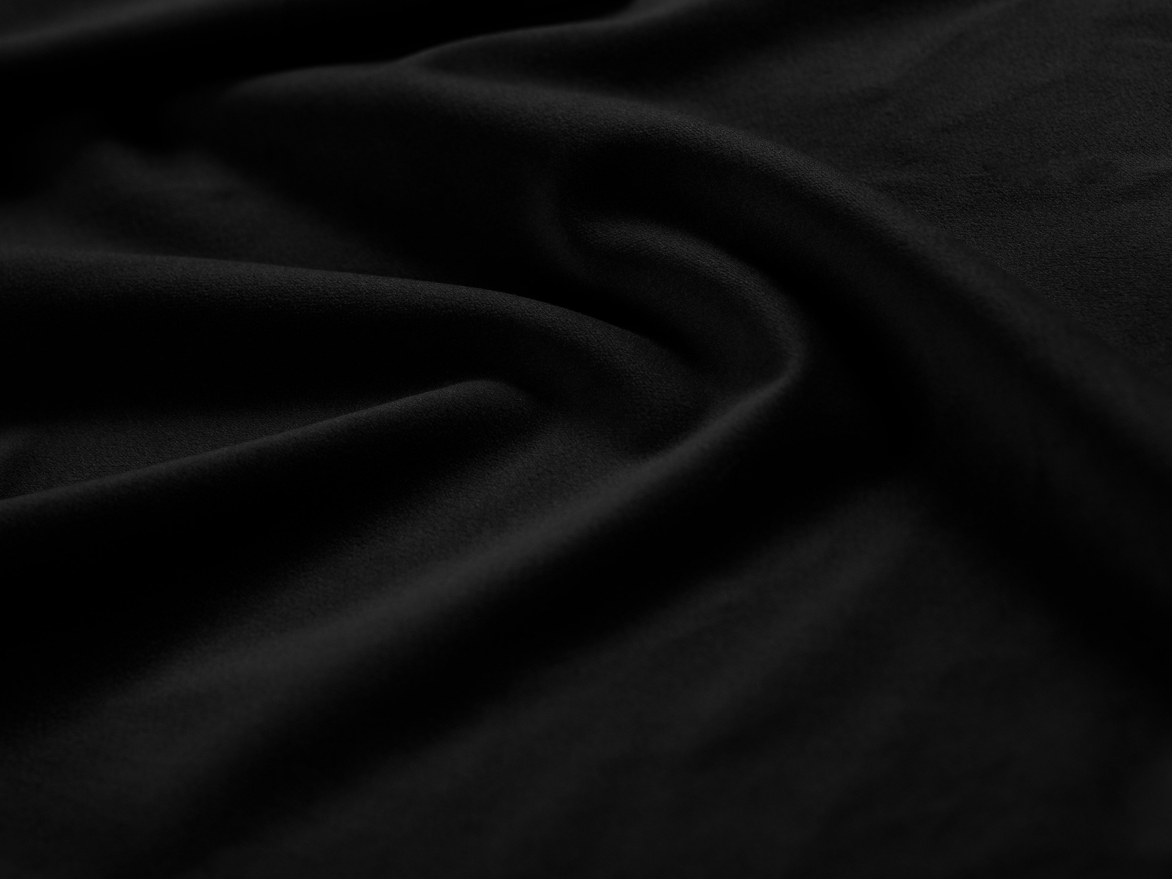 Samt-Ecksofa links mit Schlaffunktion PUMA schwarz