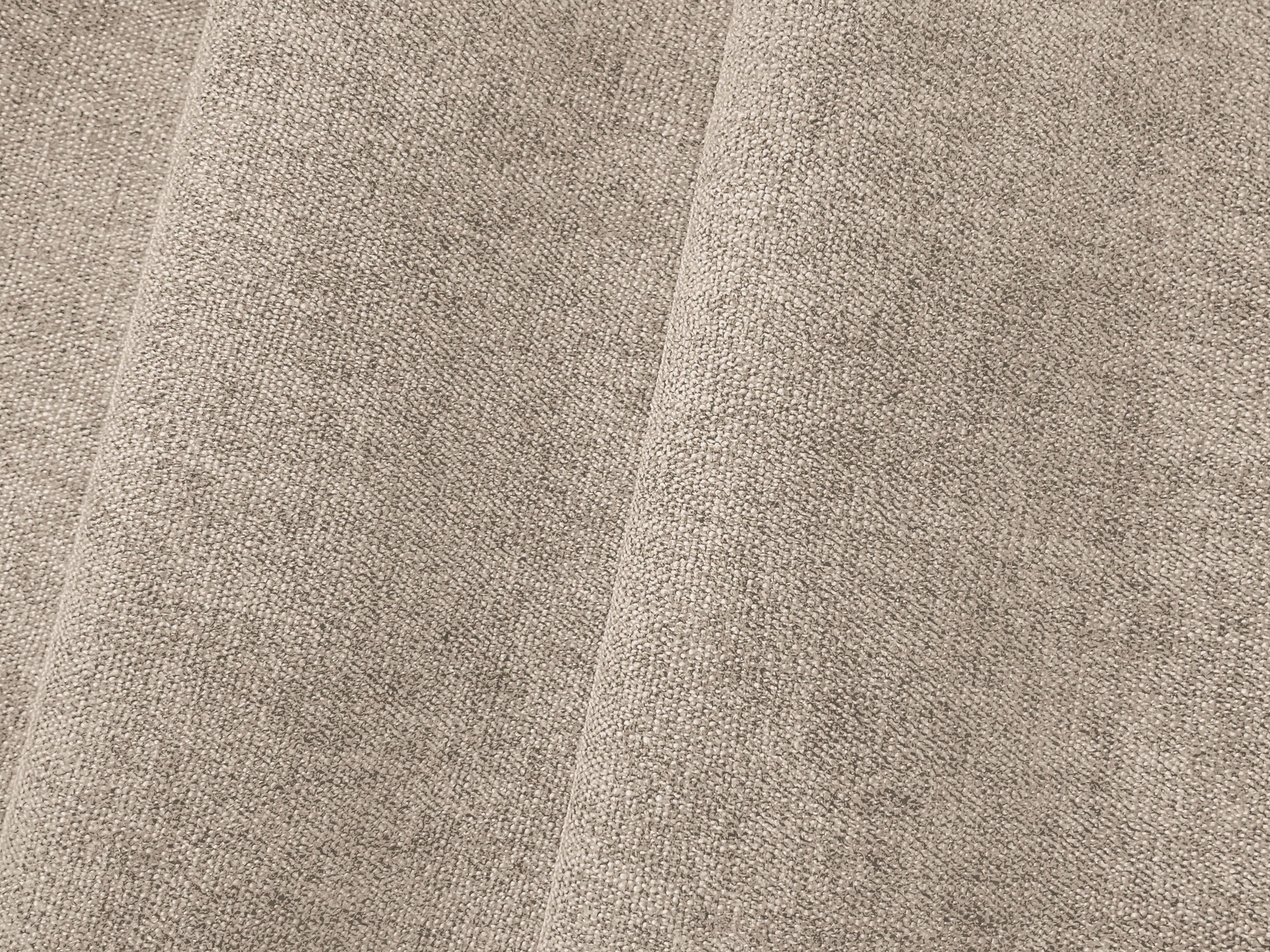Left-facing modular sofa for 4 people BLOOM in dark beige chenille