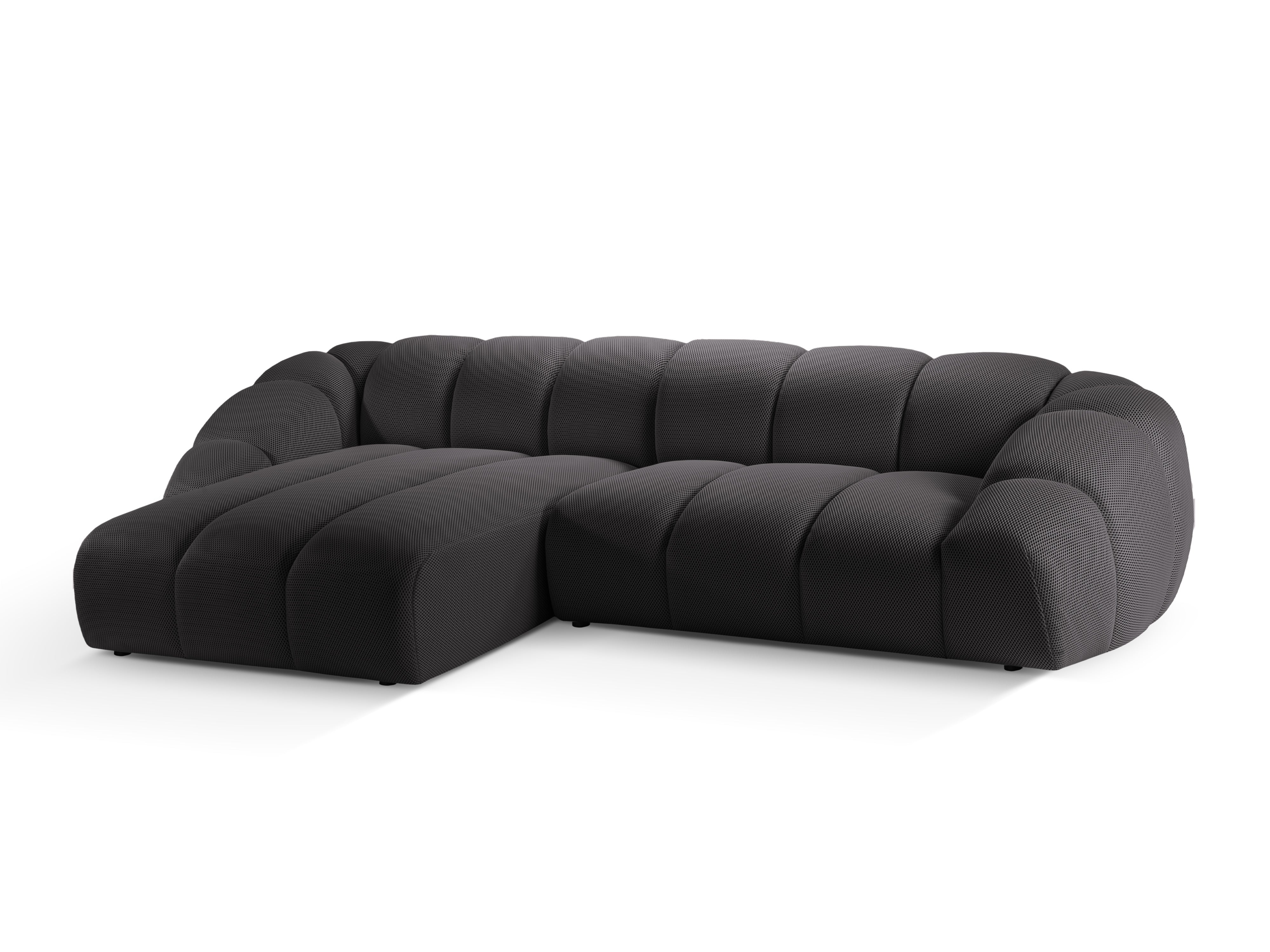 4-seater left-facing corner sofa DIANA espresso