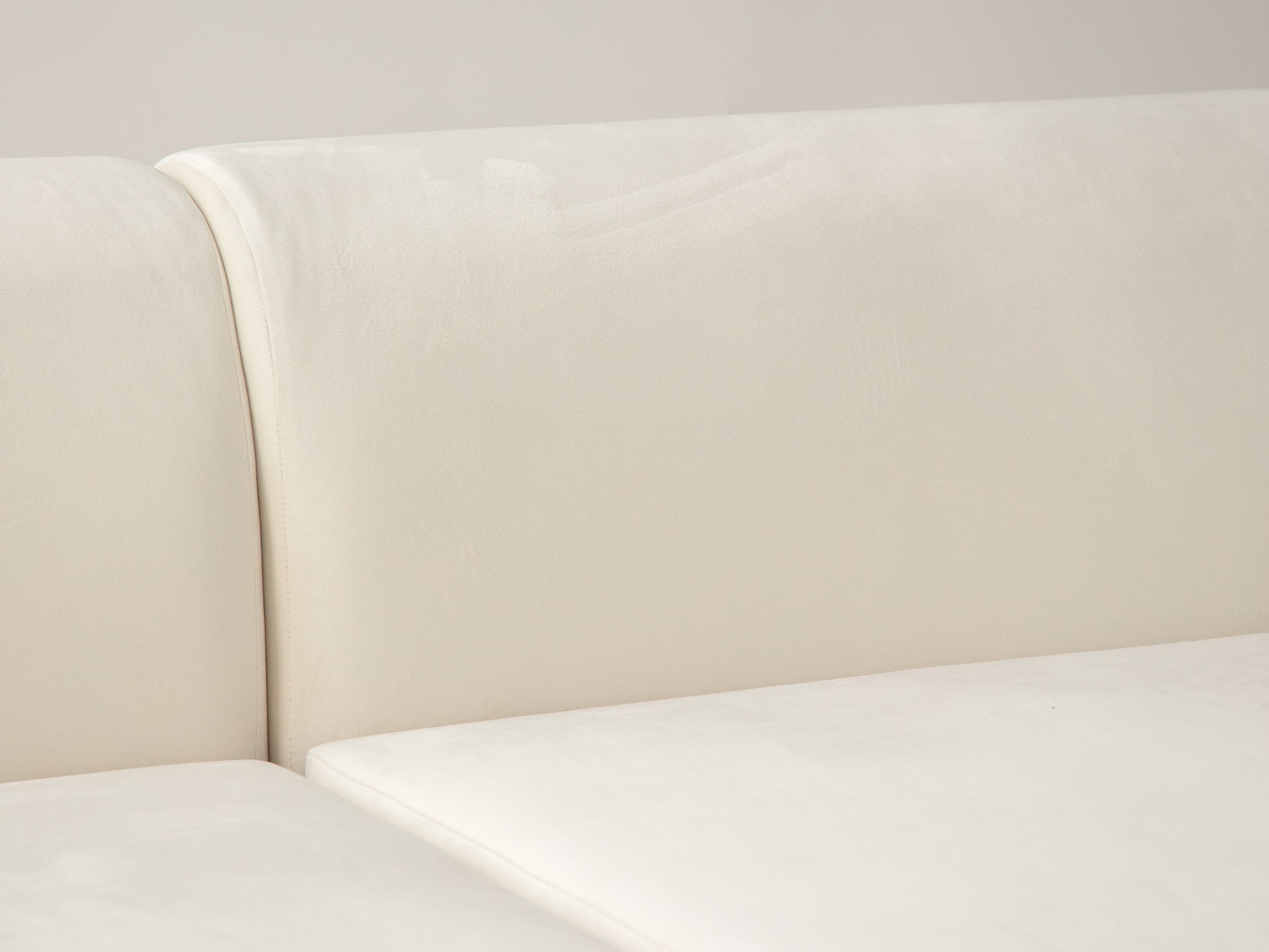 4-seater right-facing corner sofa MILEY gray chenille