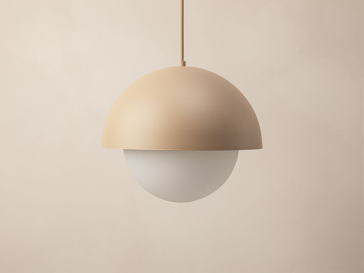 Lampa wisząca KORA piaskowy – ujęcie 2
