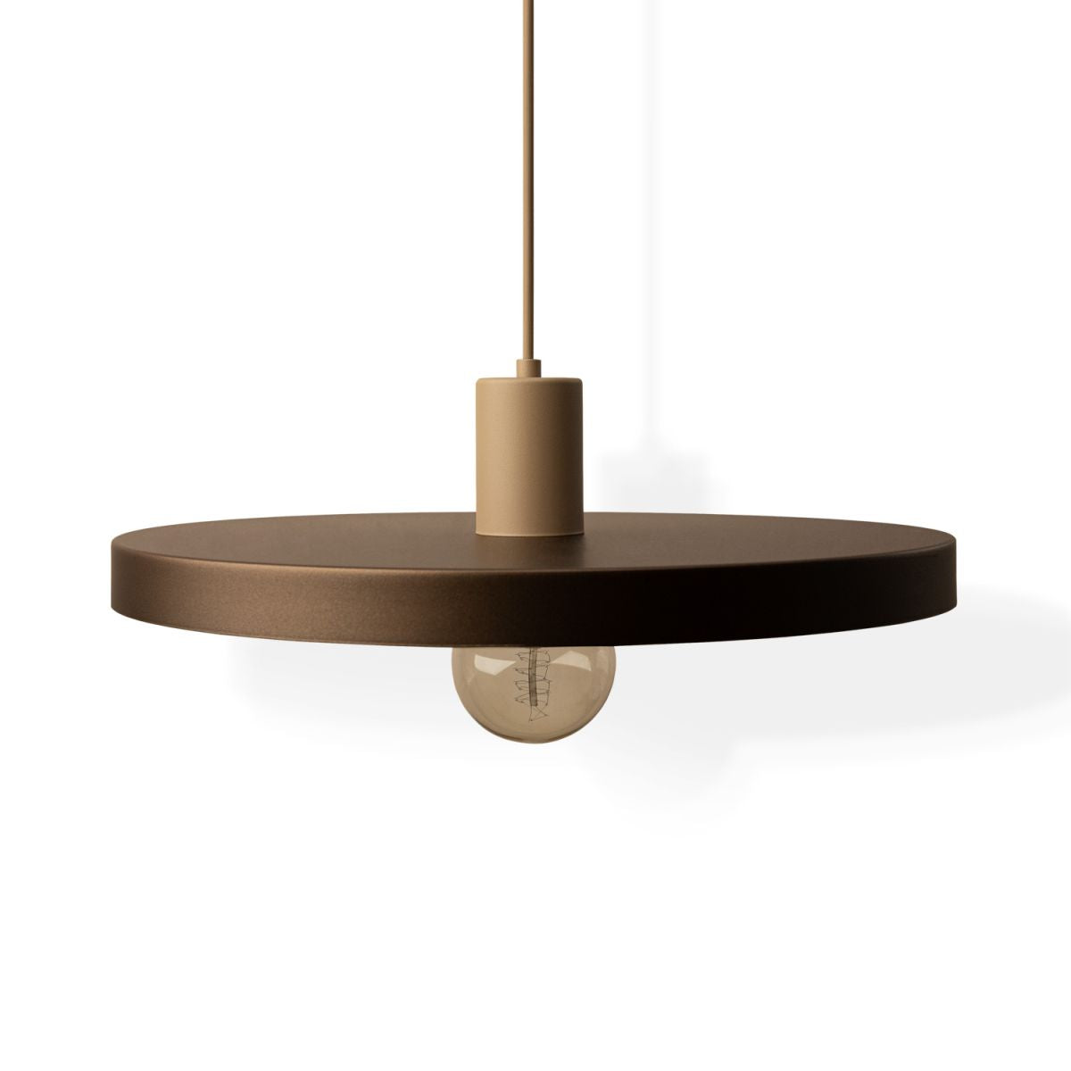 Lampa wisząca ORI ceglasty i piaskowy – ujęcie 2