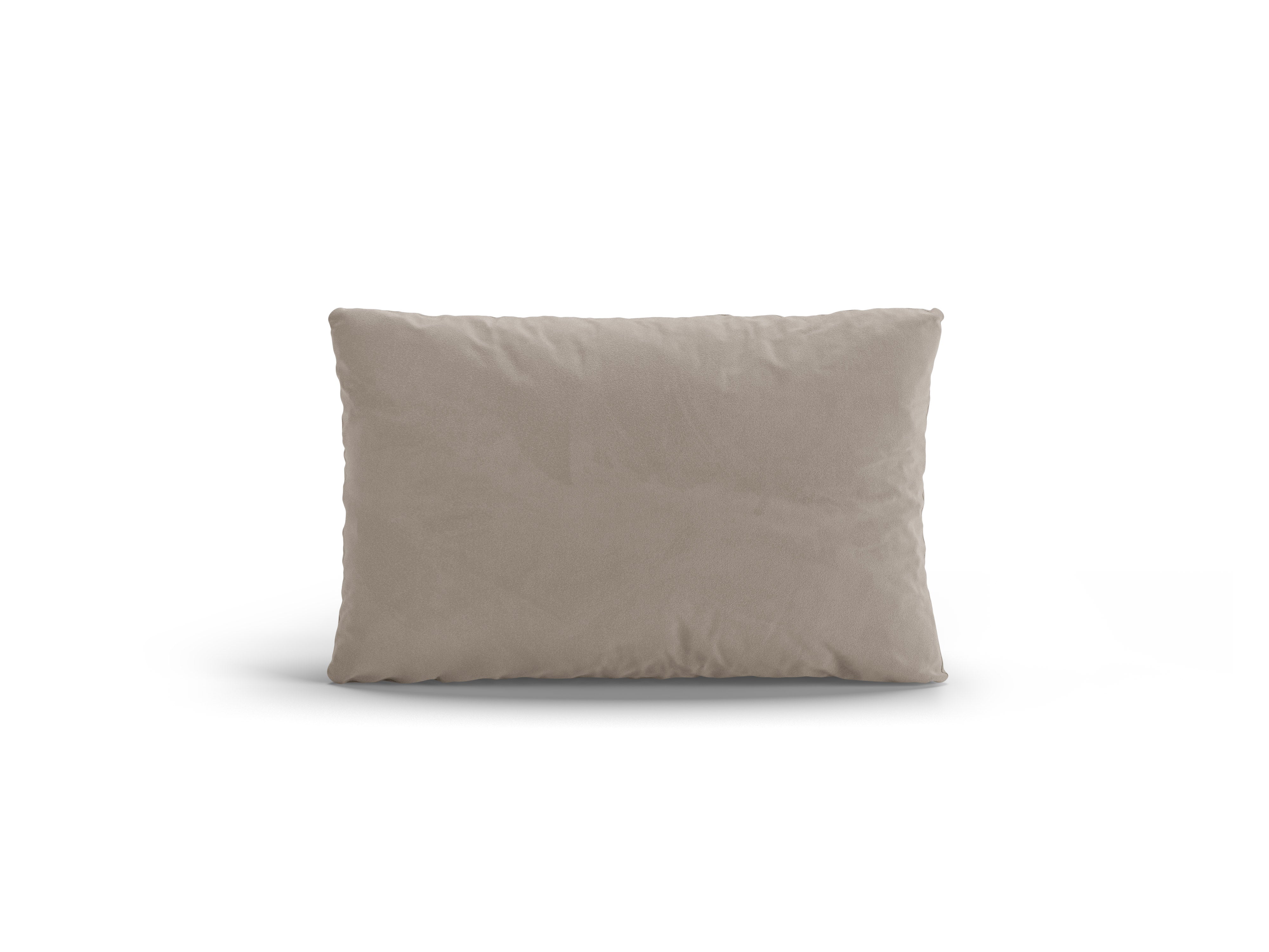 Samt-Kissen POPPY hellbeige