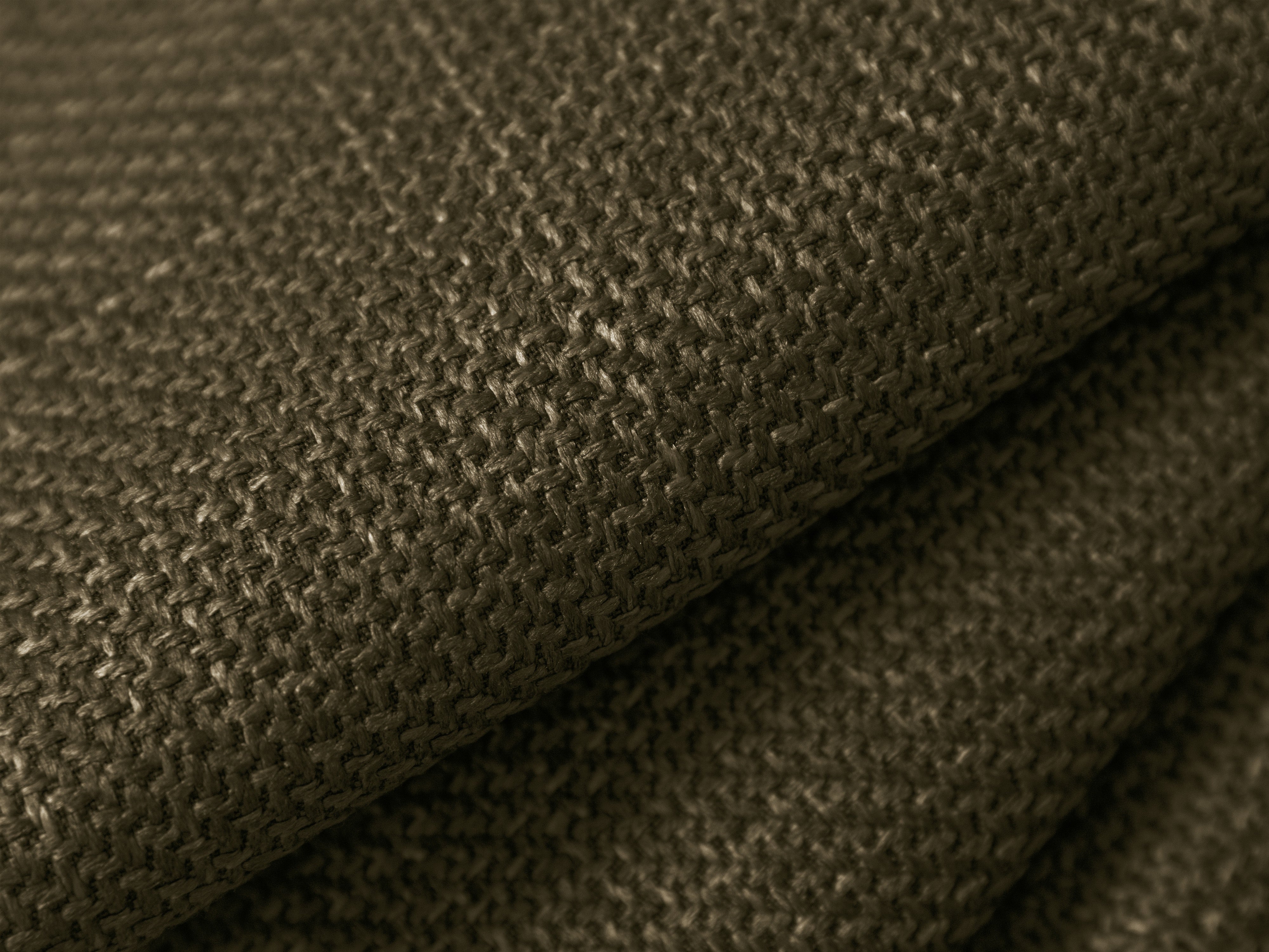 GLORIA green chenille pouf with storage