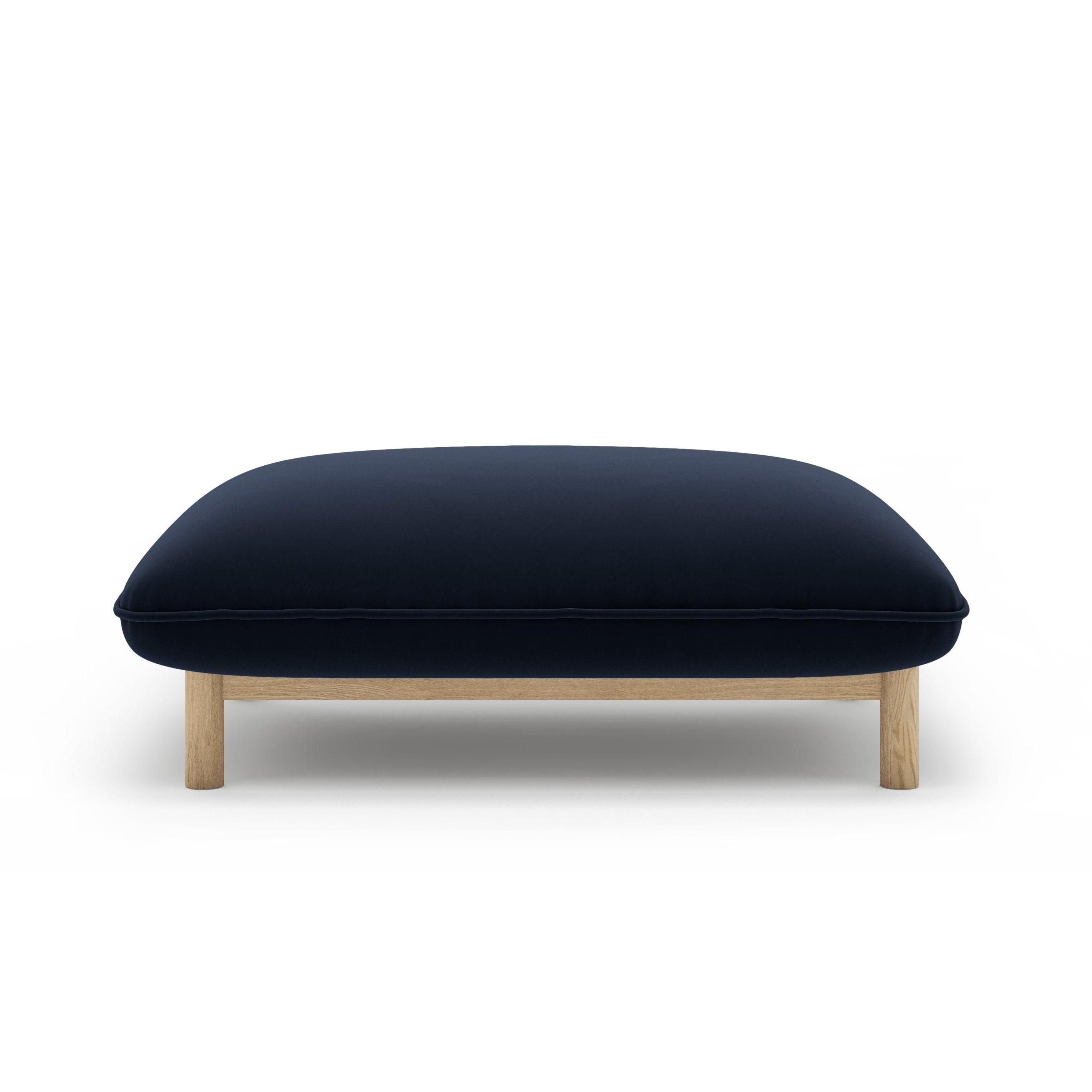 Velvet Pouf ADA Royal Blue