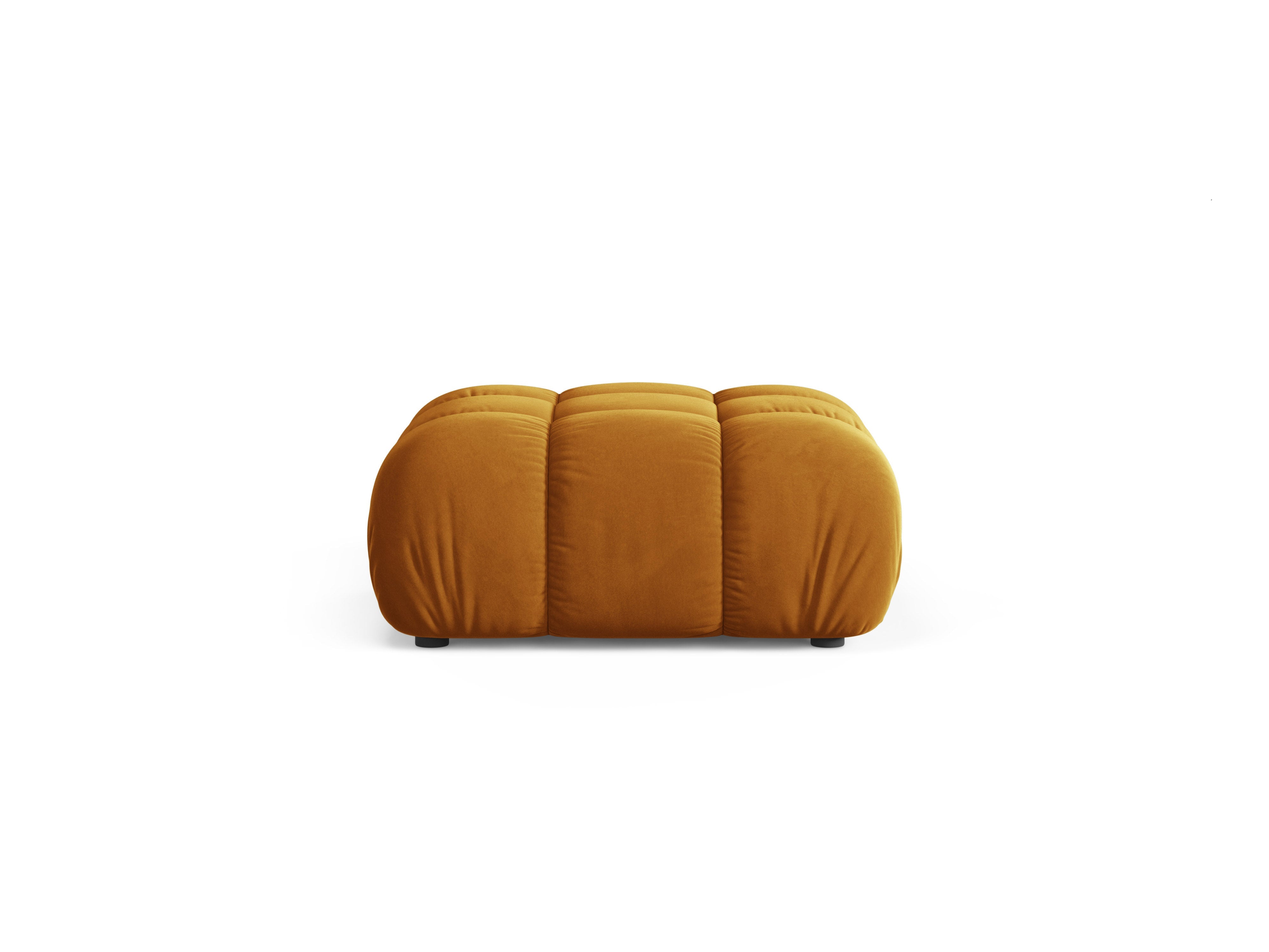 Puff / Modul BELLIS in senfgelbem Velours