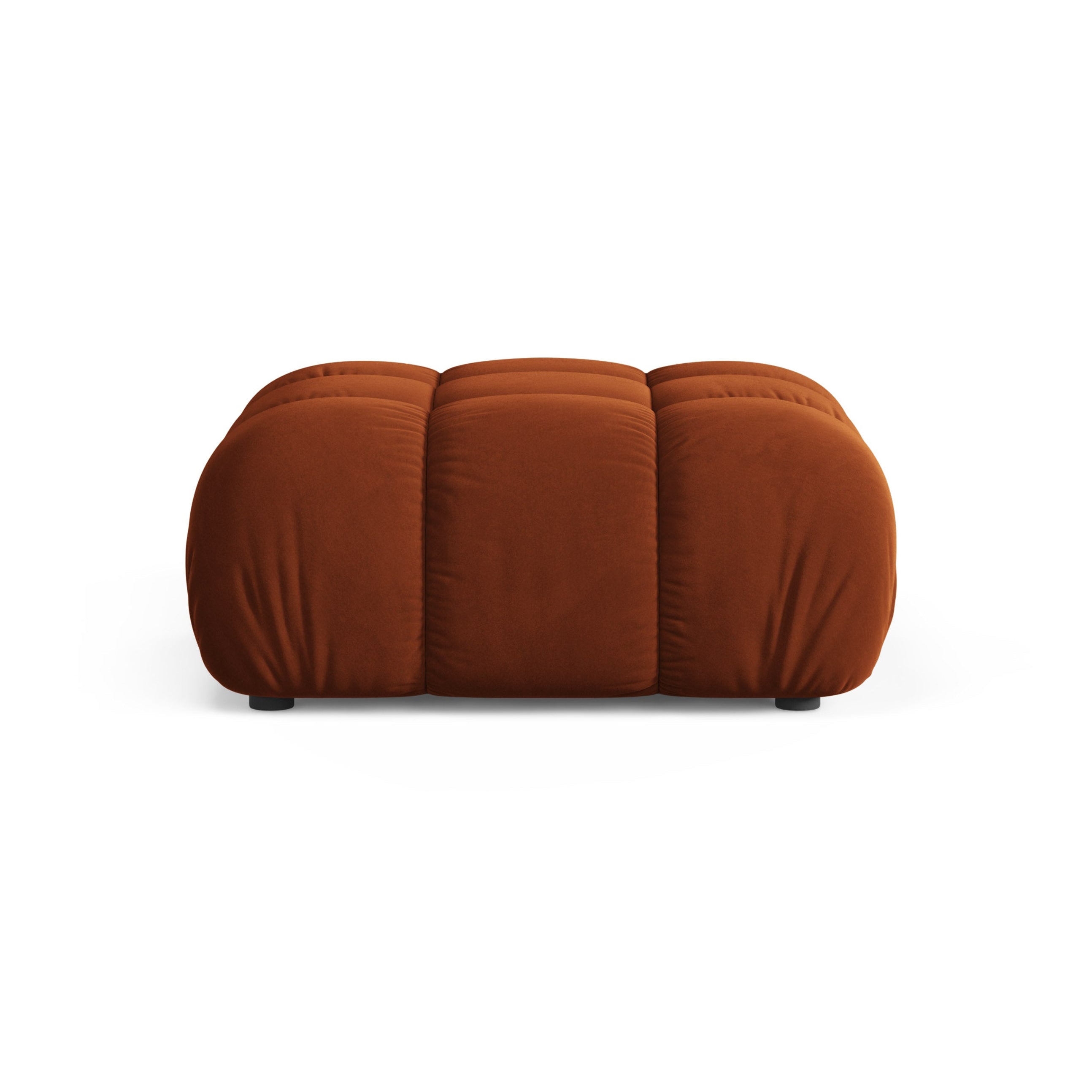 Puff / Samtmodul BELLIS Ziegelrot