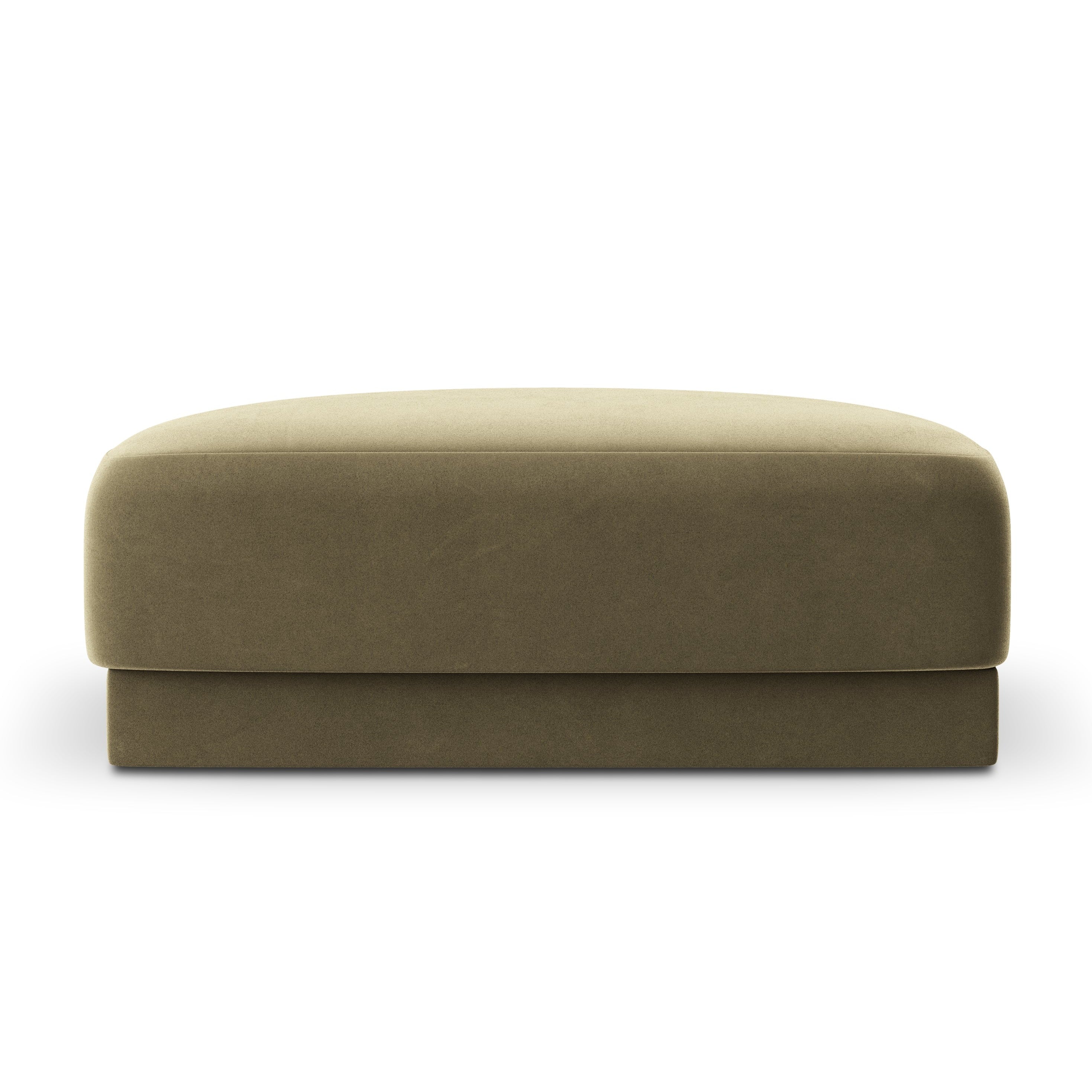 Puf aksamitny MILEY zielony Micadoni Eye on Design