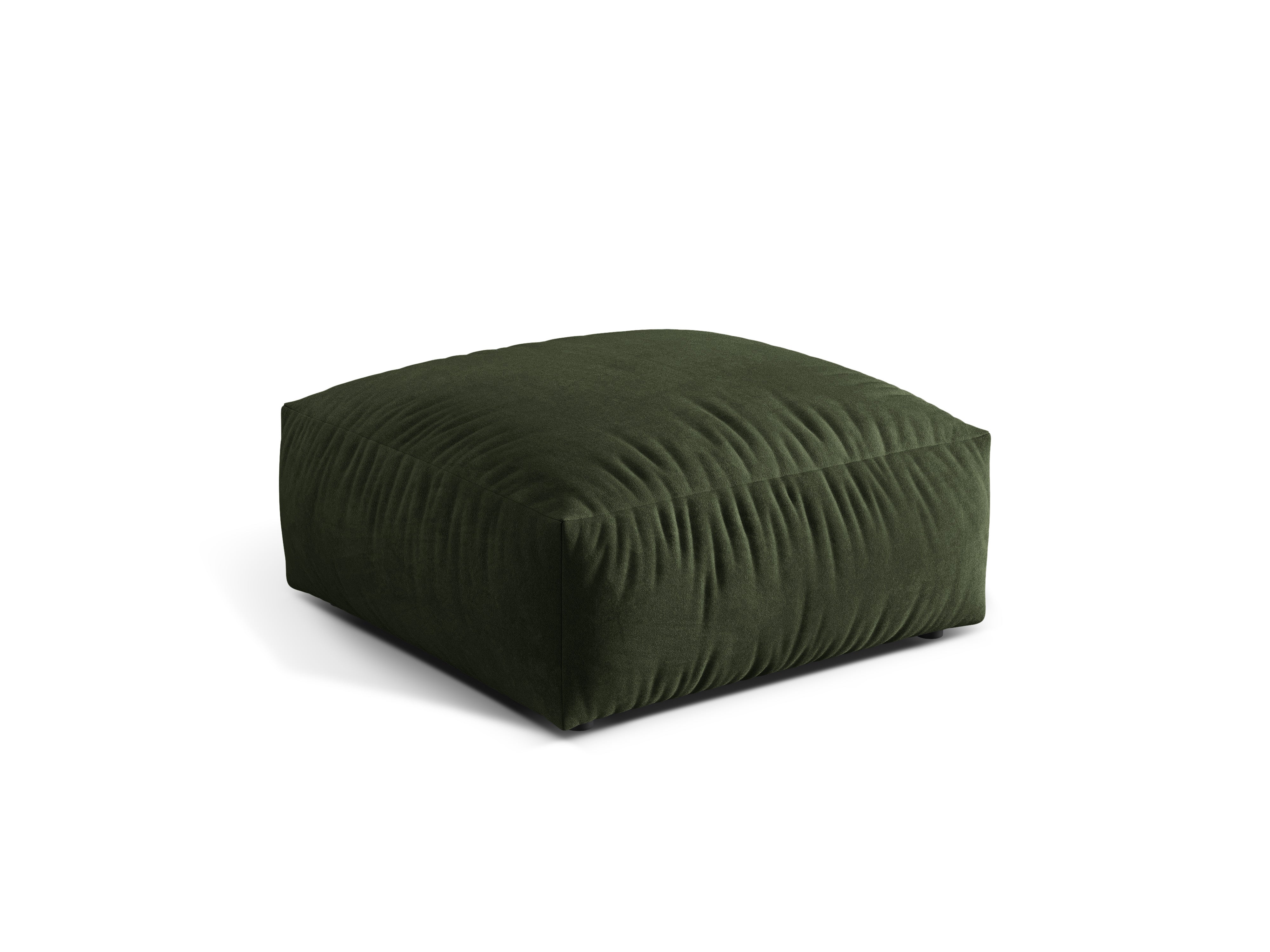 Pouf velvety Martina Zielony