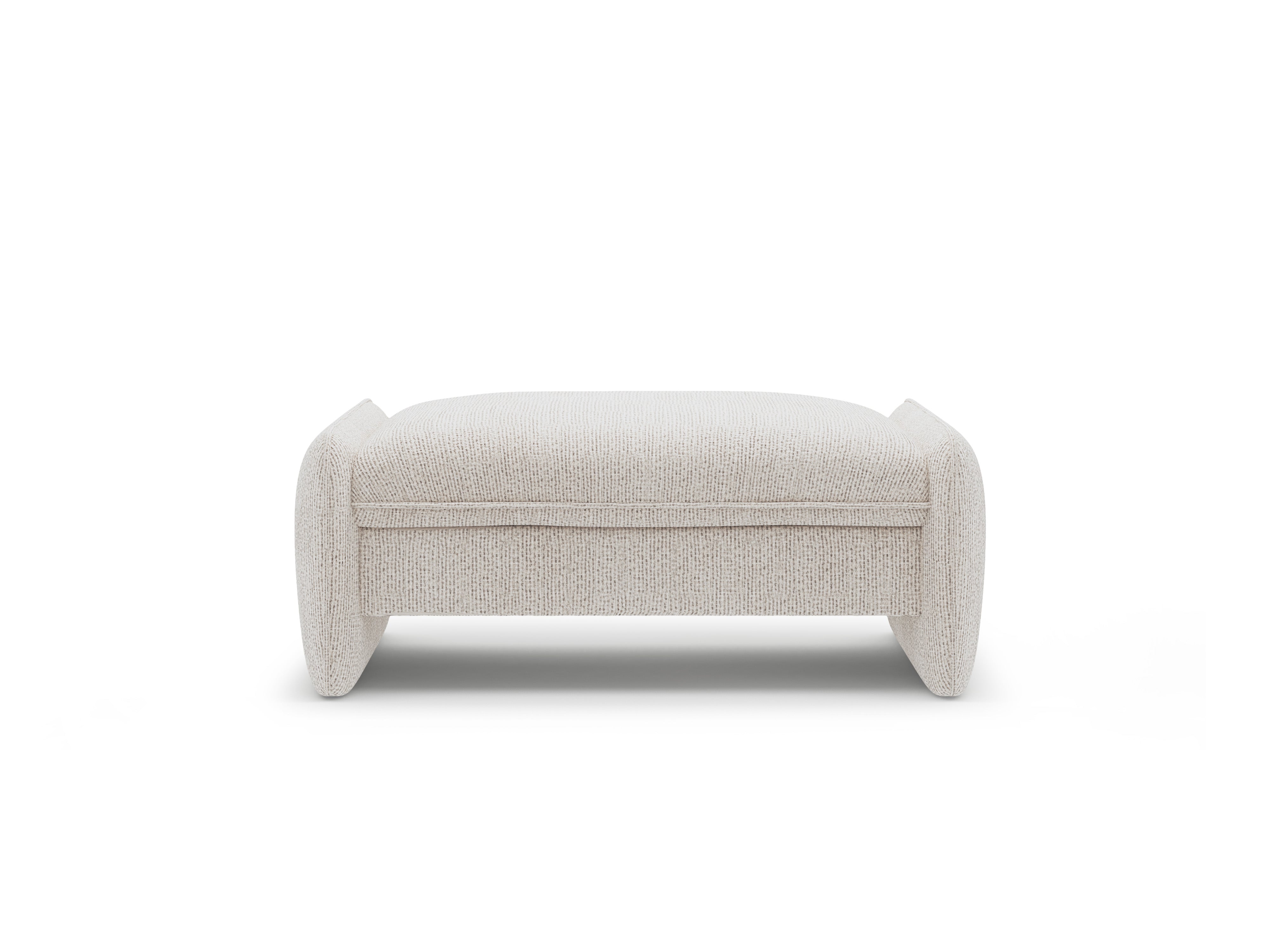 Puff GEORGIA beige Chenille